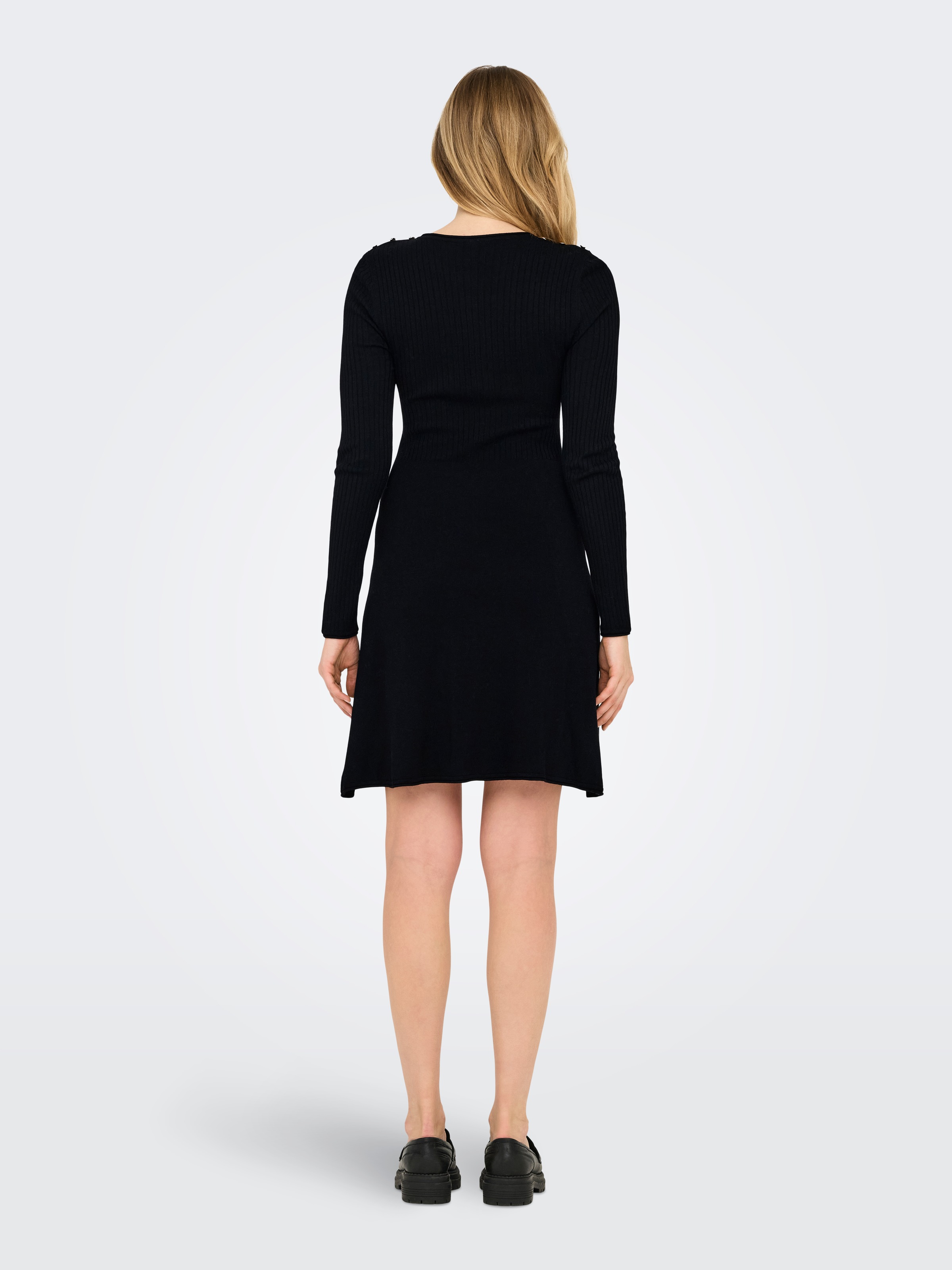 ONLY Midikleid »ONLMILA SL BUTTON O-NECK DRESS EX KNT«, Sommerkleid
