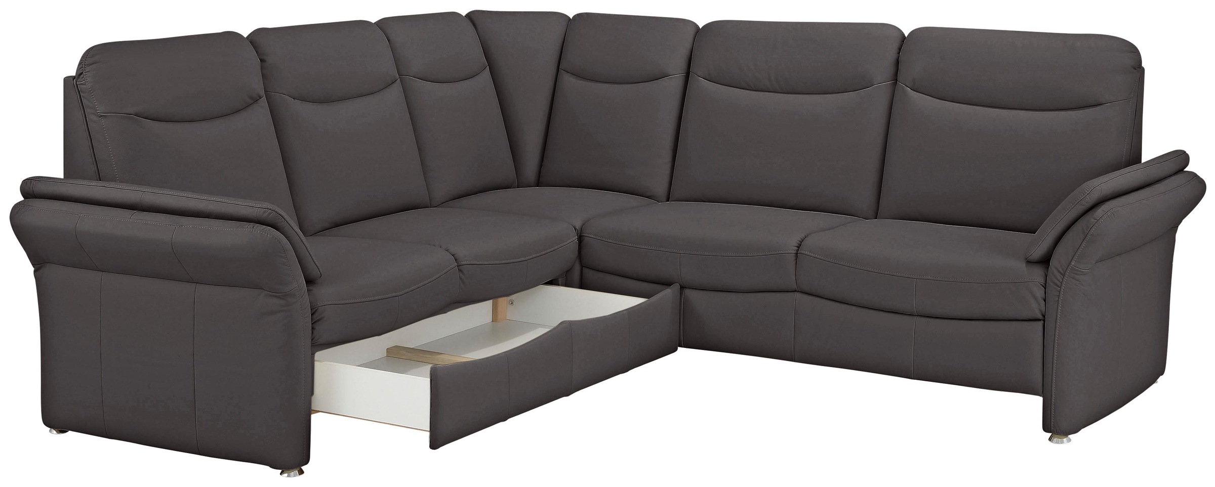 Home affaire Ecksofa »Tahoma L-Form«, mit Armlehnfunktion, wahlweise Bettfunktion, Schublade, Relaxfunktion