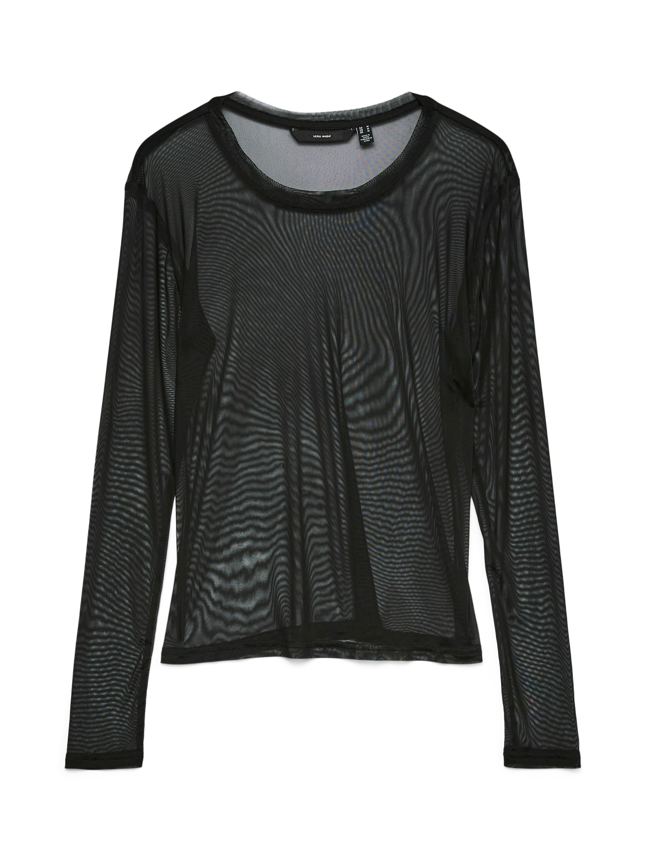 Vero Moda Langarmshirt "VMLOVA LS MESH TOP JRS NOOS" günstig online kaufen