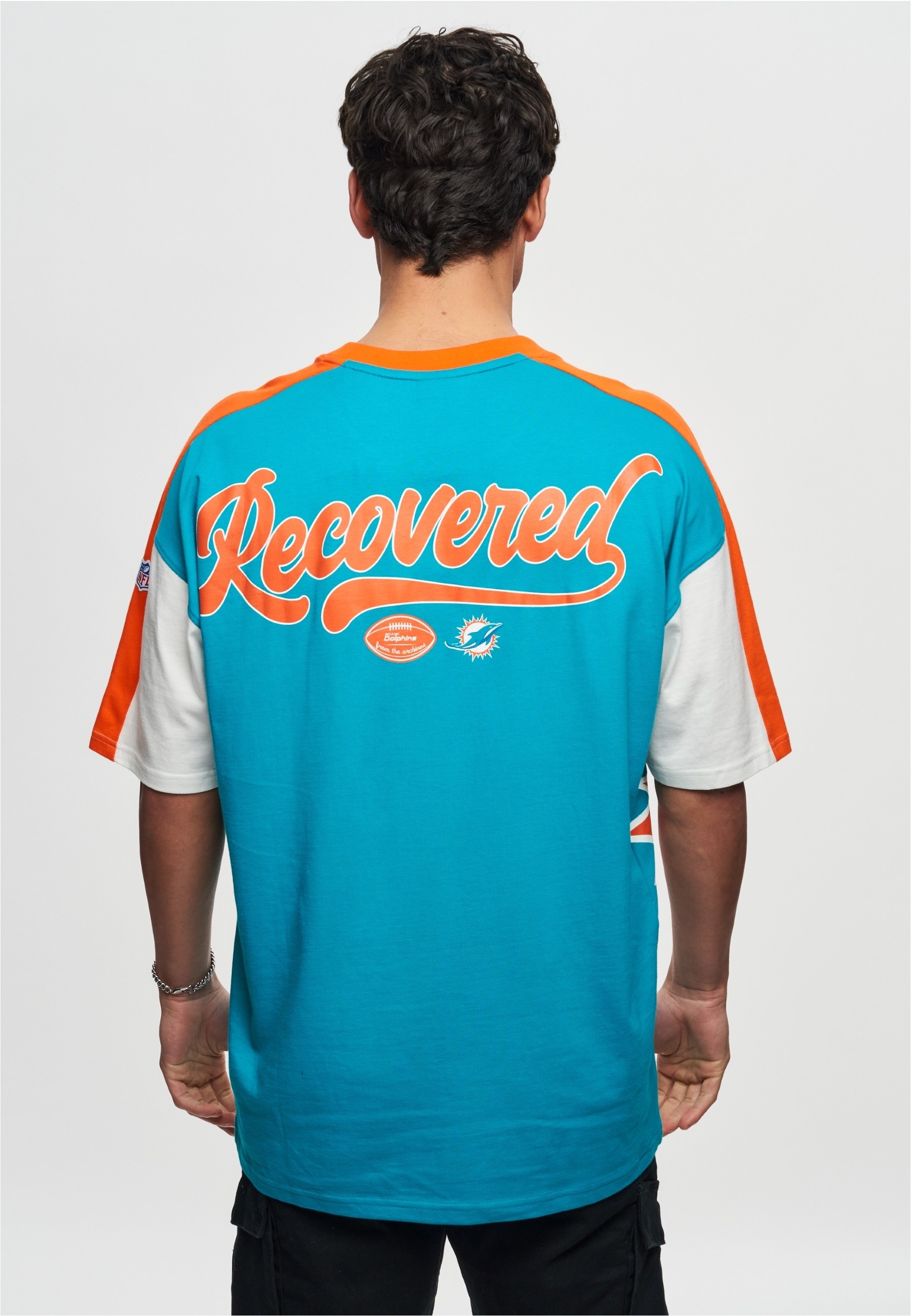Recovered T-Shirt »NFL Dolphins Miami Cut and Sew Oversized«, für alle Miami Dolphins-Fans