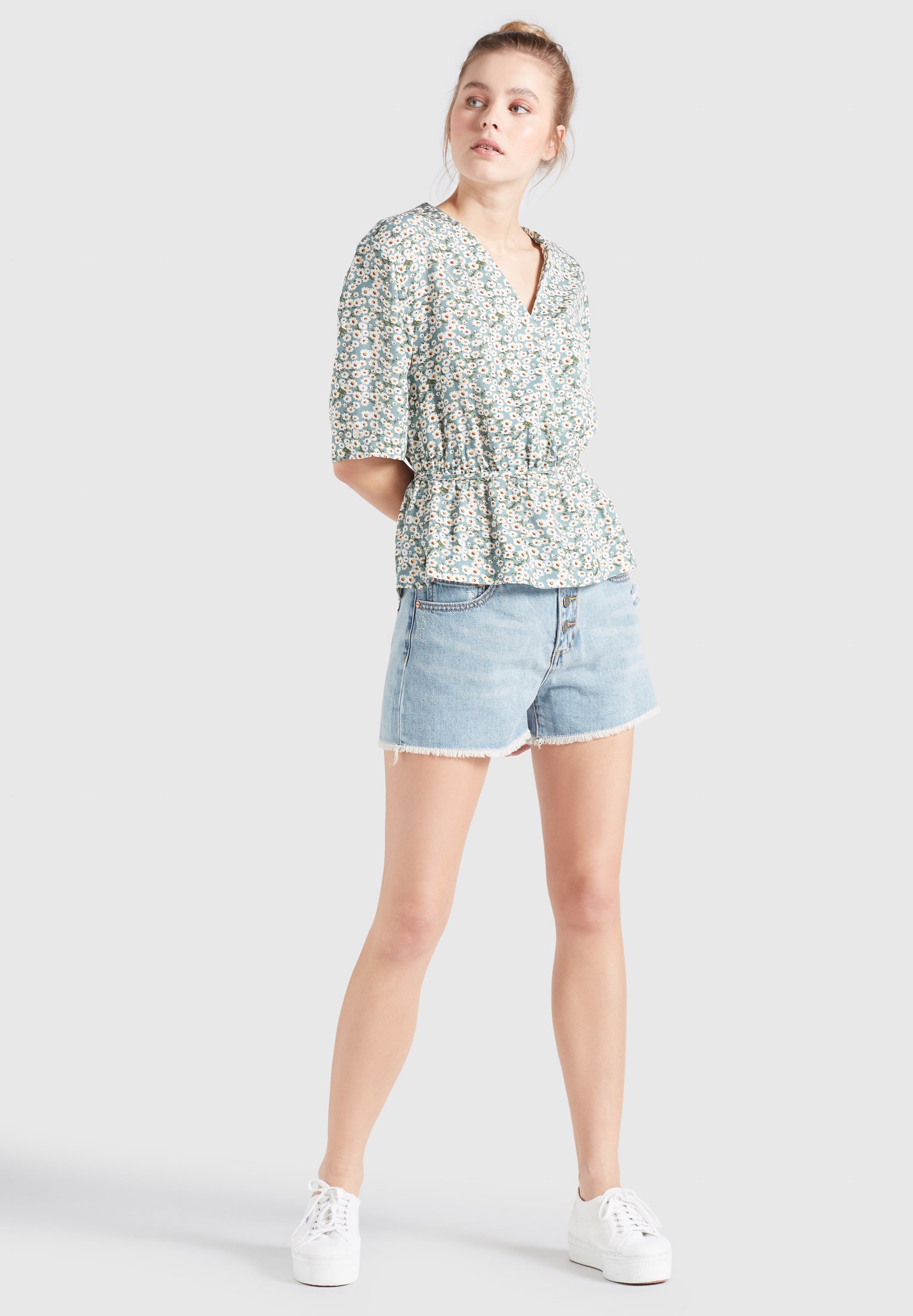 khujo Shirtbluse »RINALDA«, aus Viskose in Wickel-Optik