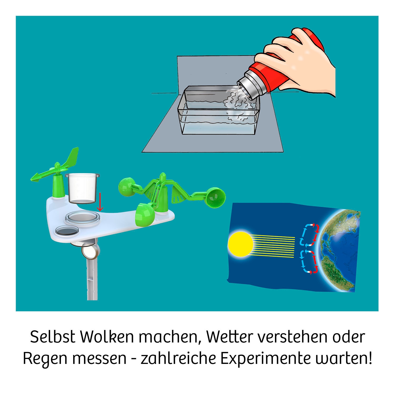 Kosmos Experimentierkasten »Wetterstation«