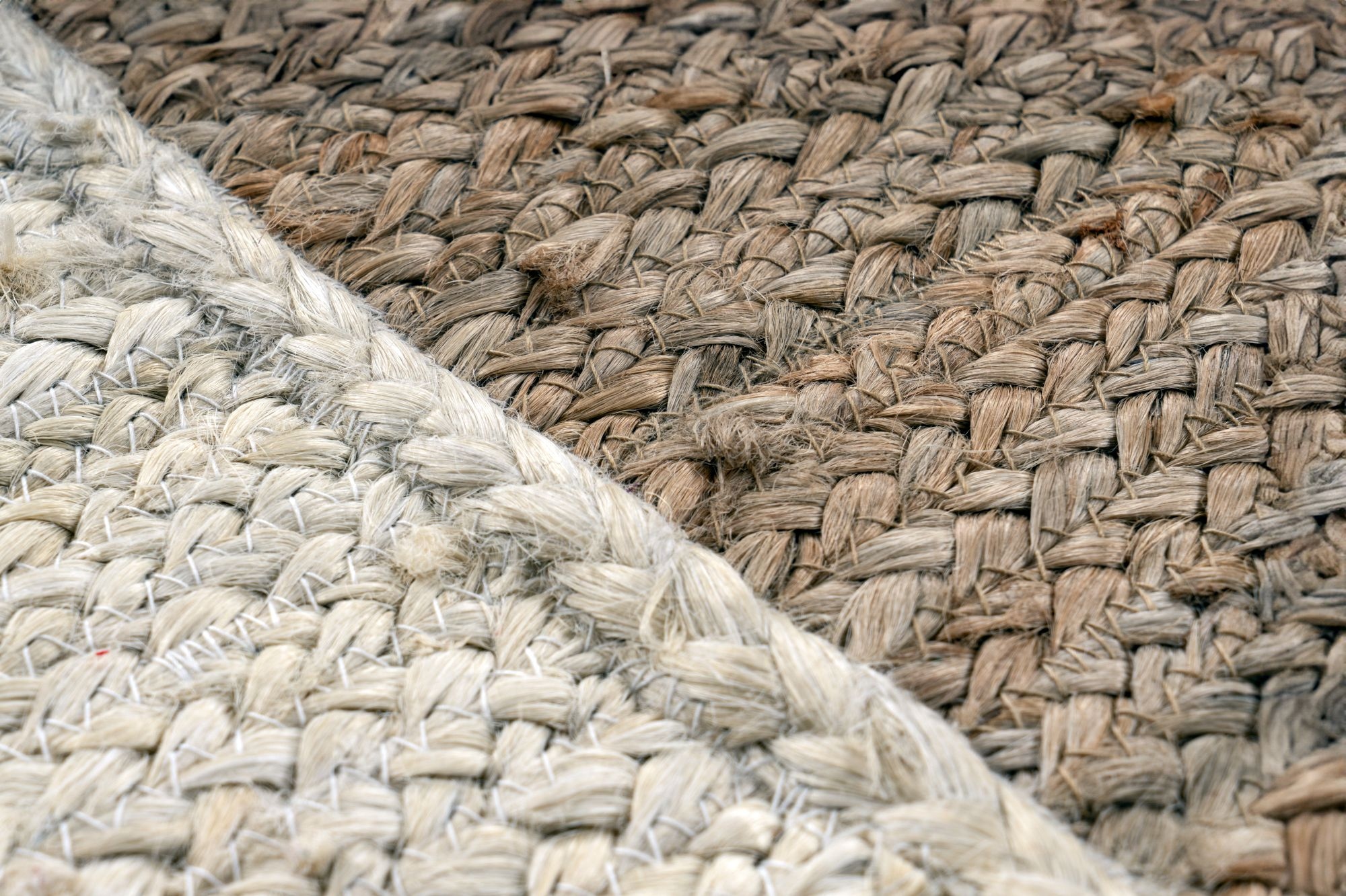 Kayoom Teppich »Cozy Bliss 470 Juteteppich« rechteckig 8 mm Höhe Kurzflor, handgeknotet, Jute, vegan