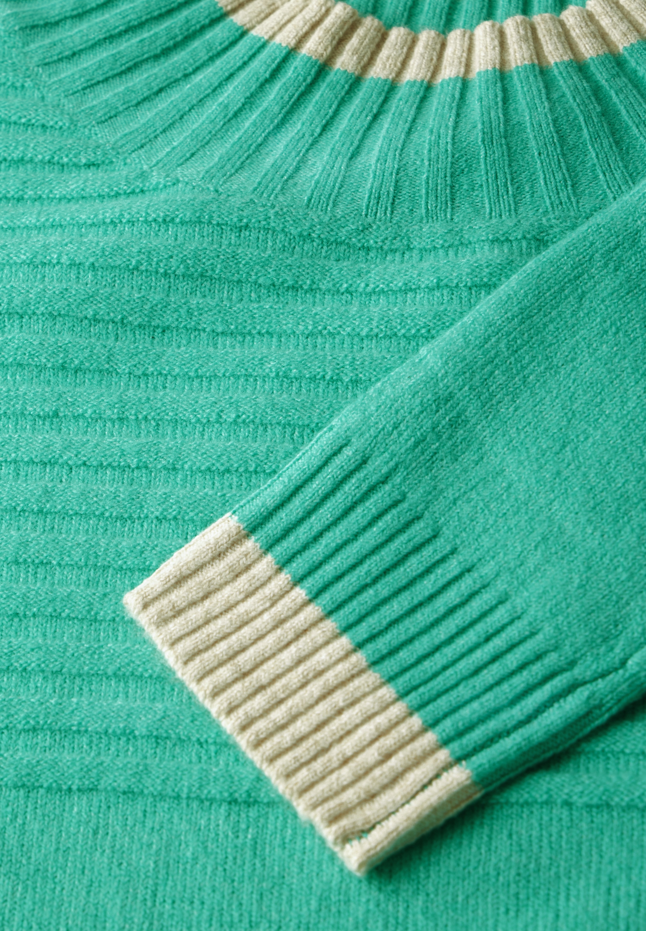 Cecil Stehkragenpullover, mit Elasthan-Anteil