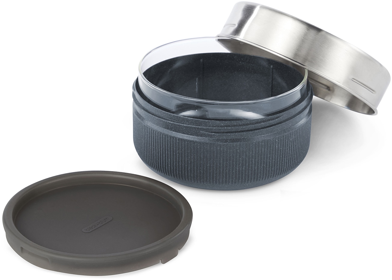 black+blum Lunchbox spülmaschinengeeignet, mit Edelstahldeckel und Silikonschutzaufleger