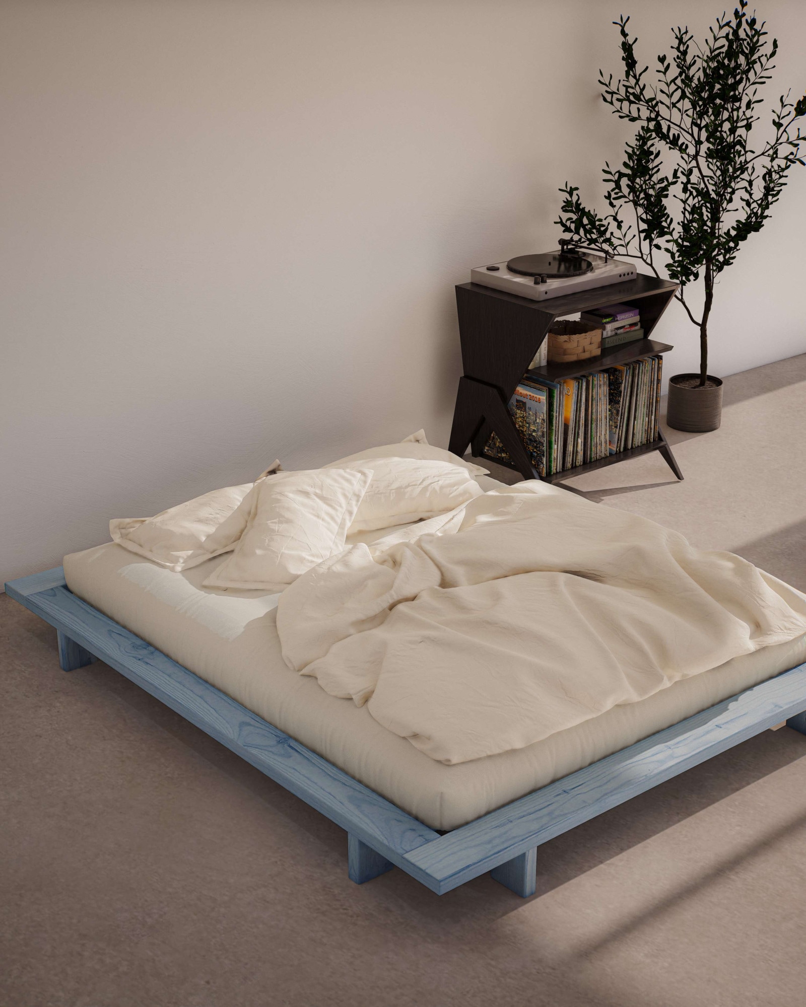 Karup Design Bettgestell "JAPAN BED, FSC-zertifiziertem Massivholz Futonbet günstig online kaufen