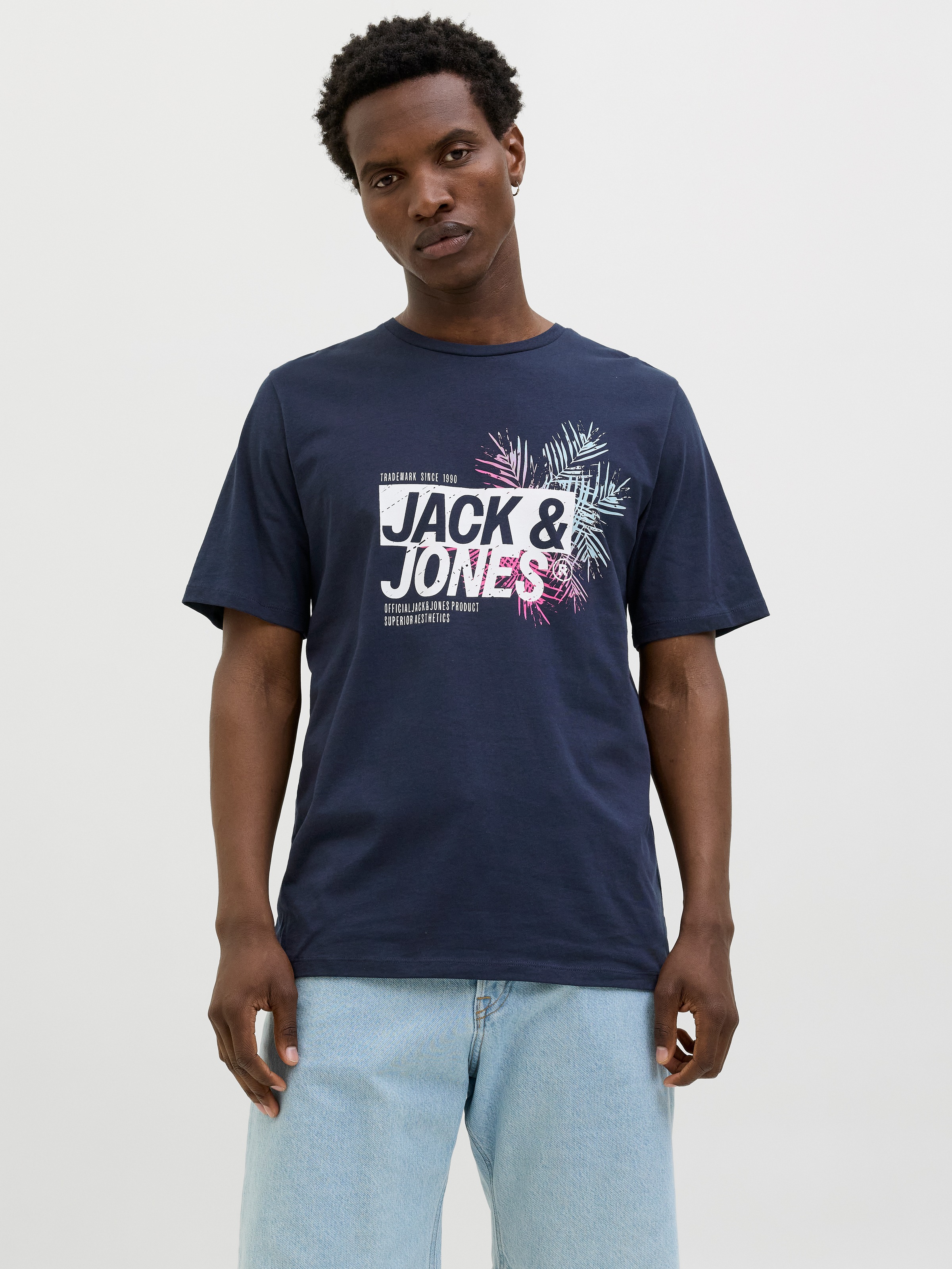 Jack & Jones Print-Shirt "JJJAXON TEE SS CREW NECK" günstig online kaufen