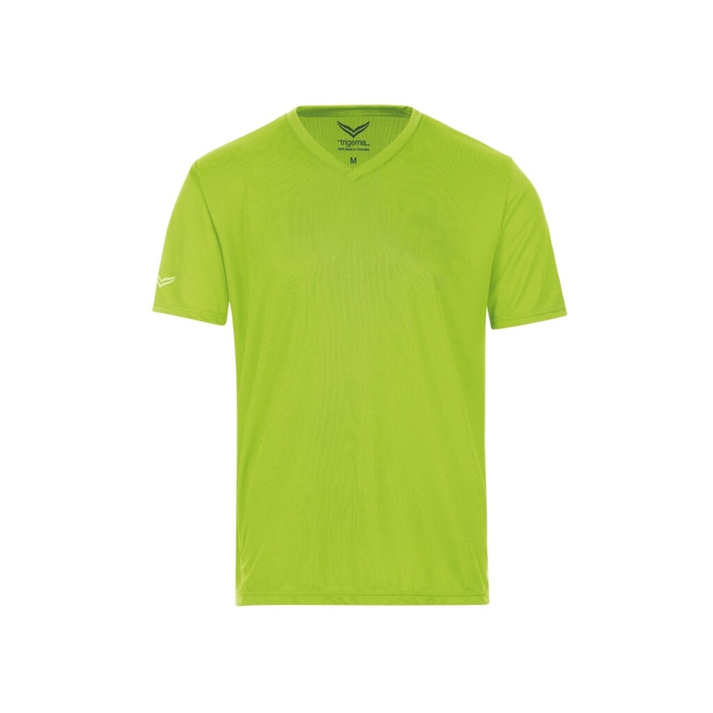 Trigema T-Shirt »TRIGEMA V-Shirt COOLMAX®«, (1 tlg.)