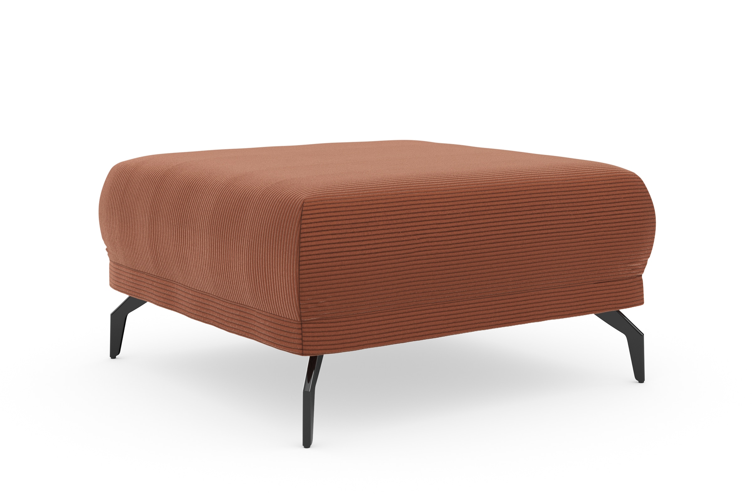 Home affaire Hocker "Coco" Cord-Bezug in 2 Ausführungen, Füßen 15 cm hoch günstig online kaufen