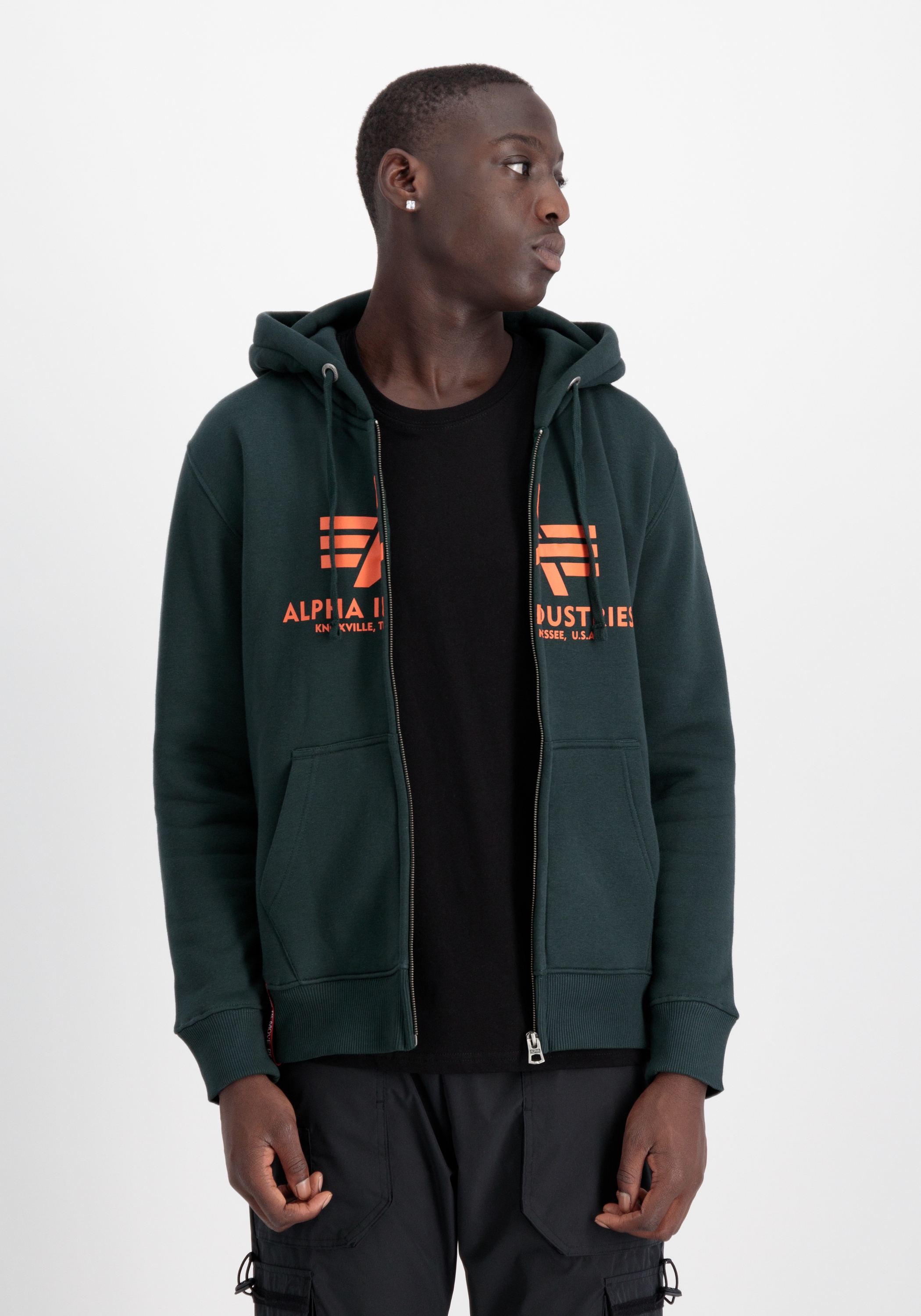 Alpha Industries Hoodie "Alpha Industries Men - Hoodies Basic Zip Hoodie"