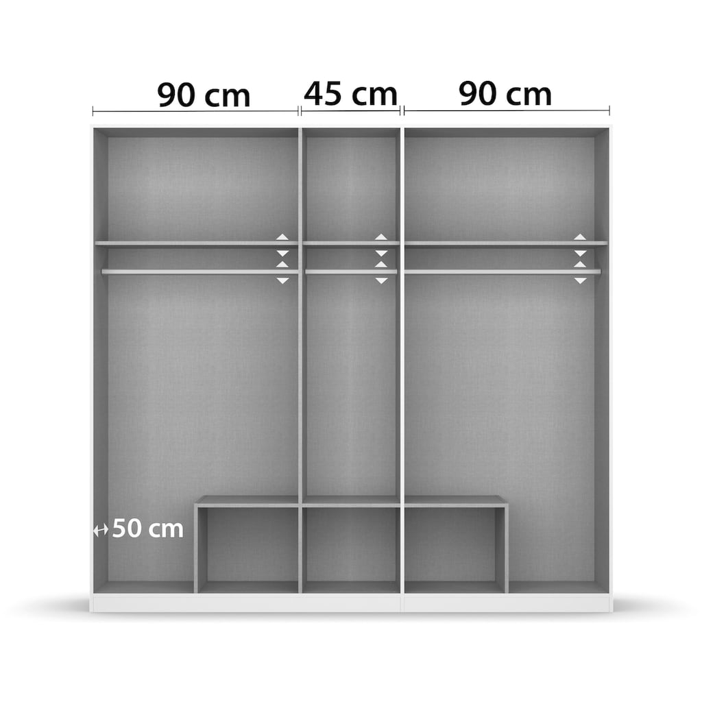 rauch Kleiderschrank »Gamma Drehtürenschrank Garderobe Schrank mit Spiegel«