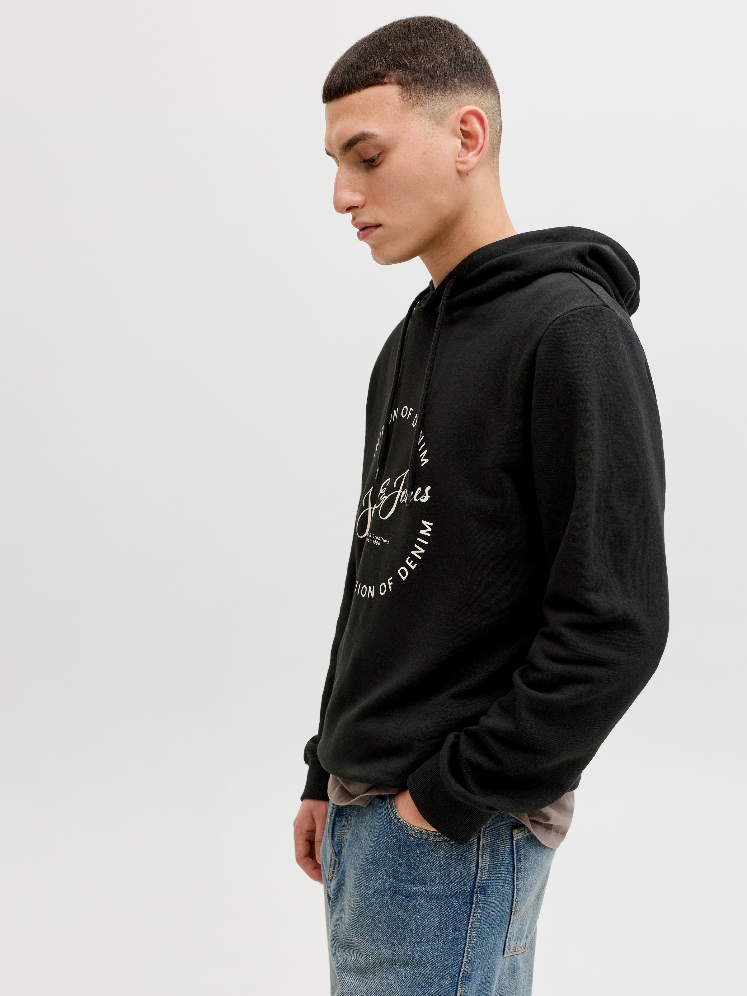 Jack & Jones JJGRAYSON Hoodie Black XS 4