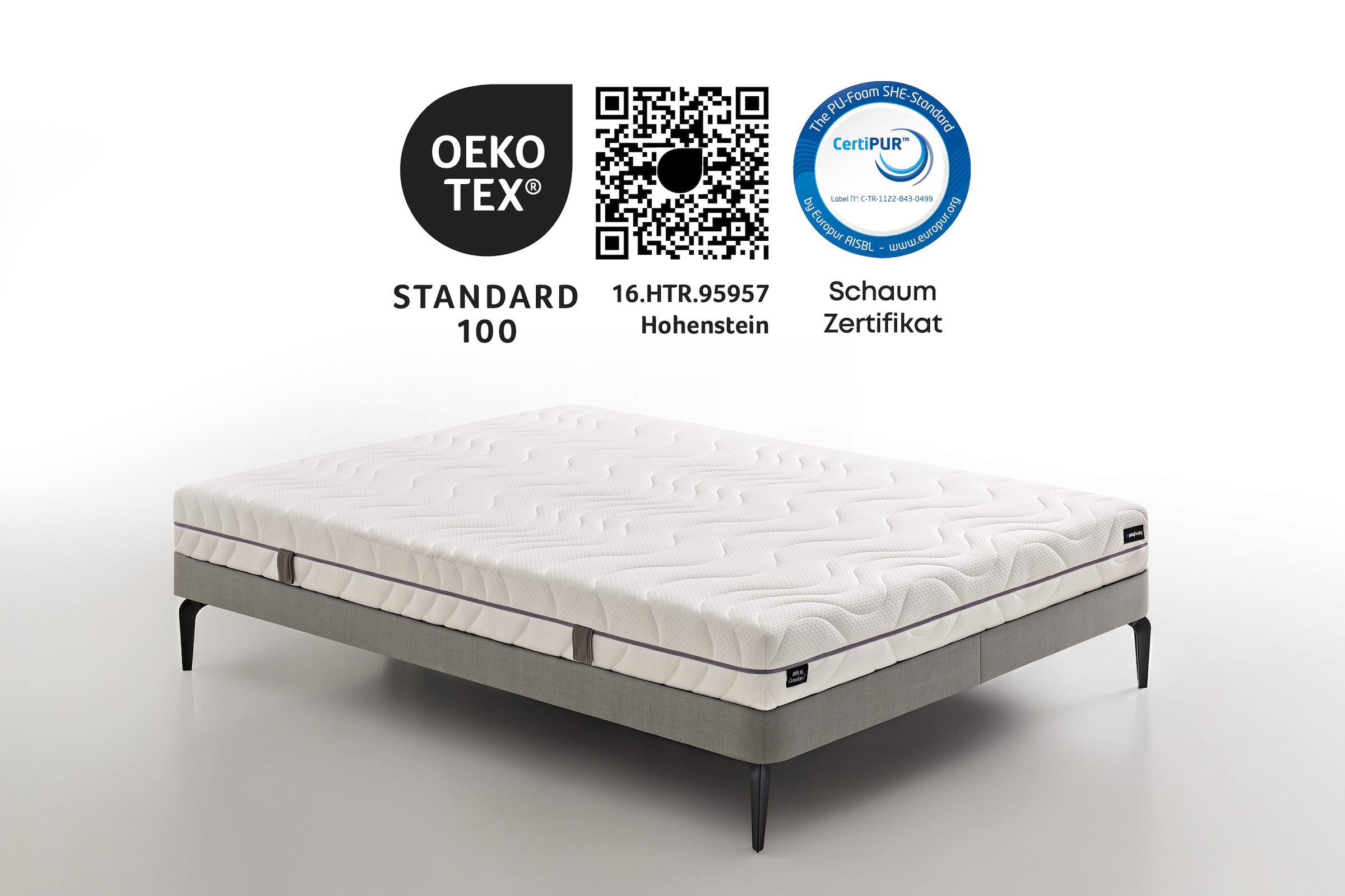 Yatas Bedding Komfortschaummatratze "Royal Comfort 7 Slim, Matratze 90x200, günstig online kaufen