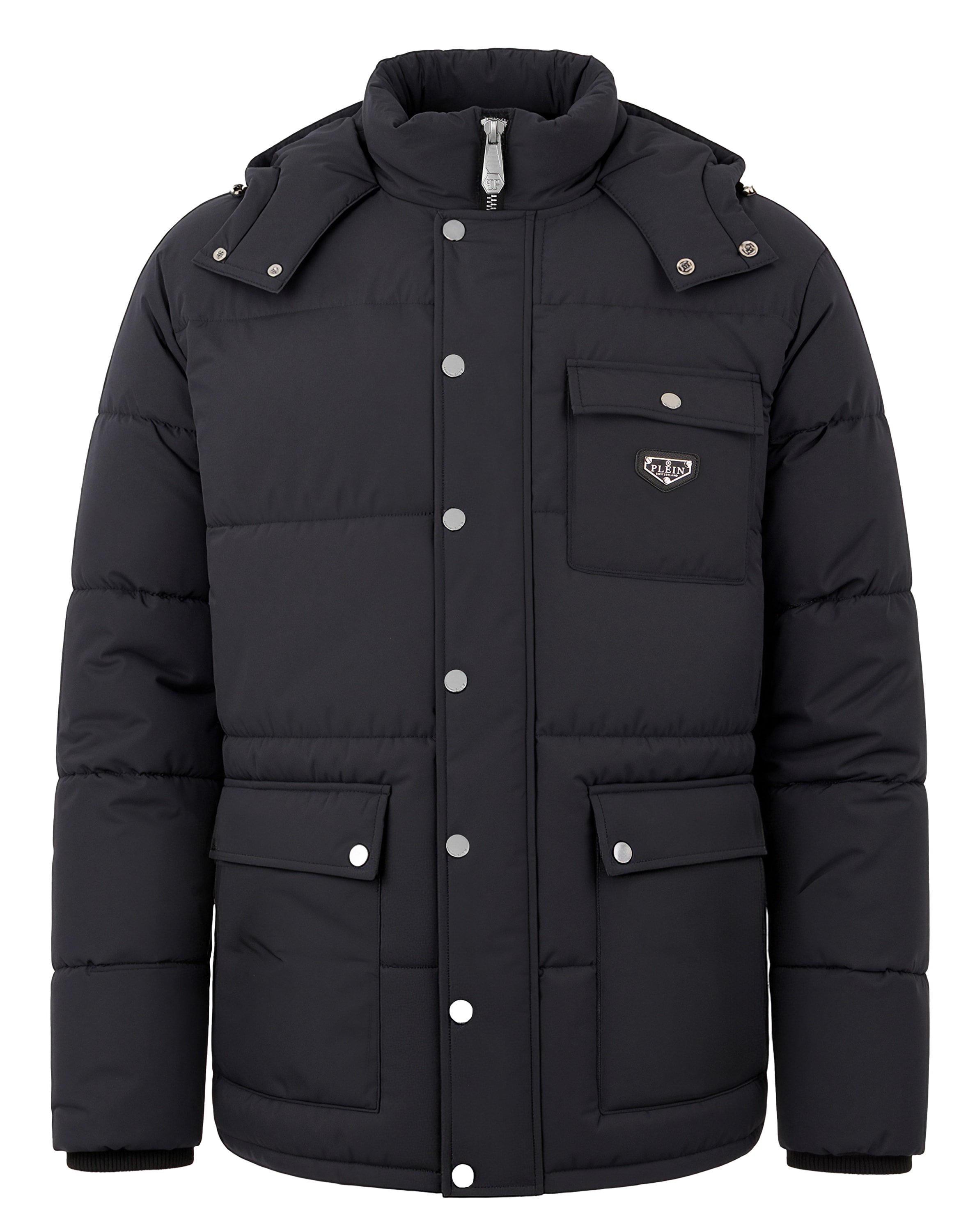 PHILIPP PLEIN Daunenjacke "Nylon Puffer Jacket Gothic Plein" günstig online kaufen