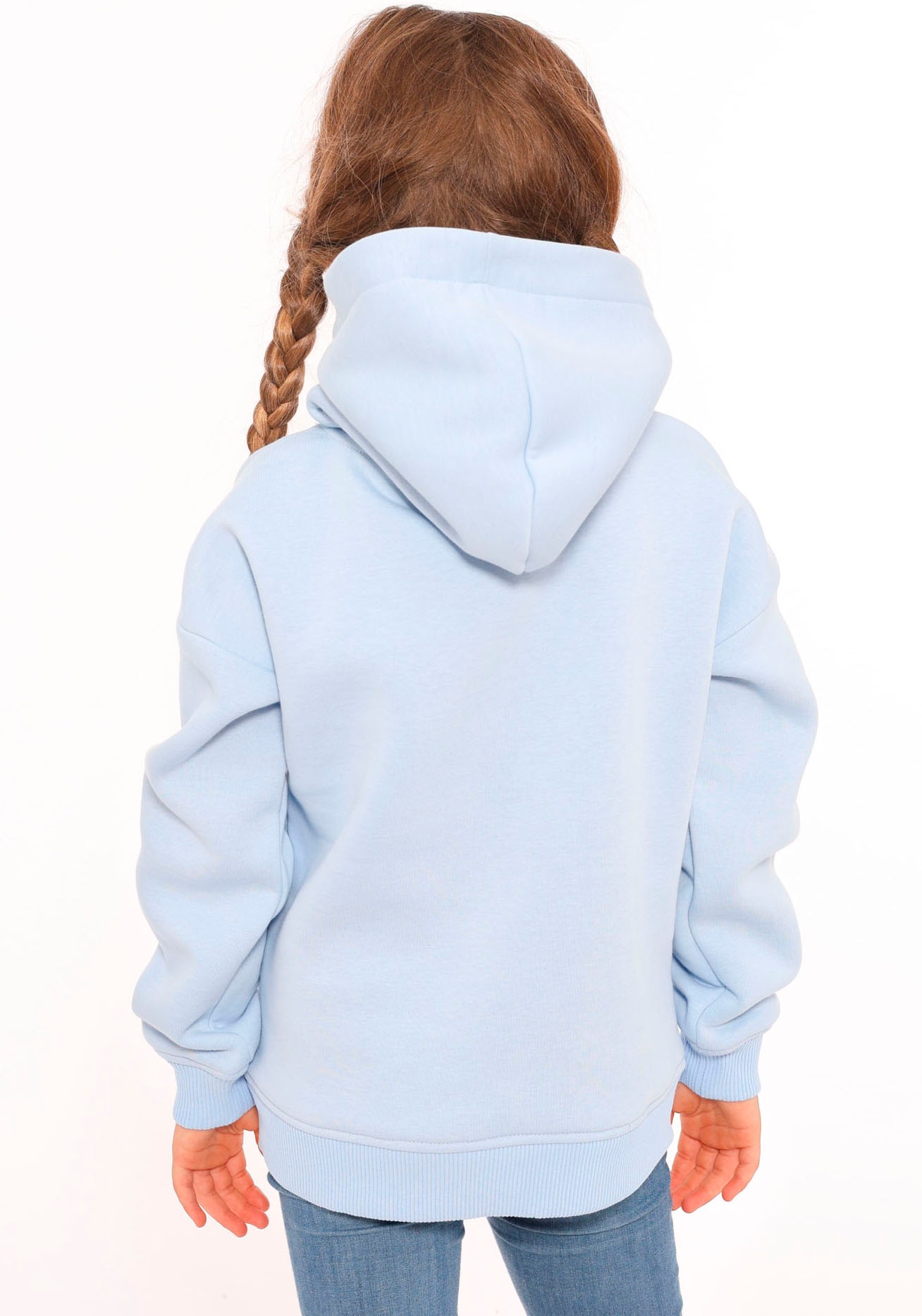 Zwillingsherz Hoodie »"Nicki" Kids«, mit Herzchen- und Leo Details für Mädchen