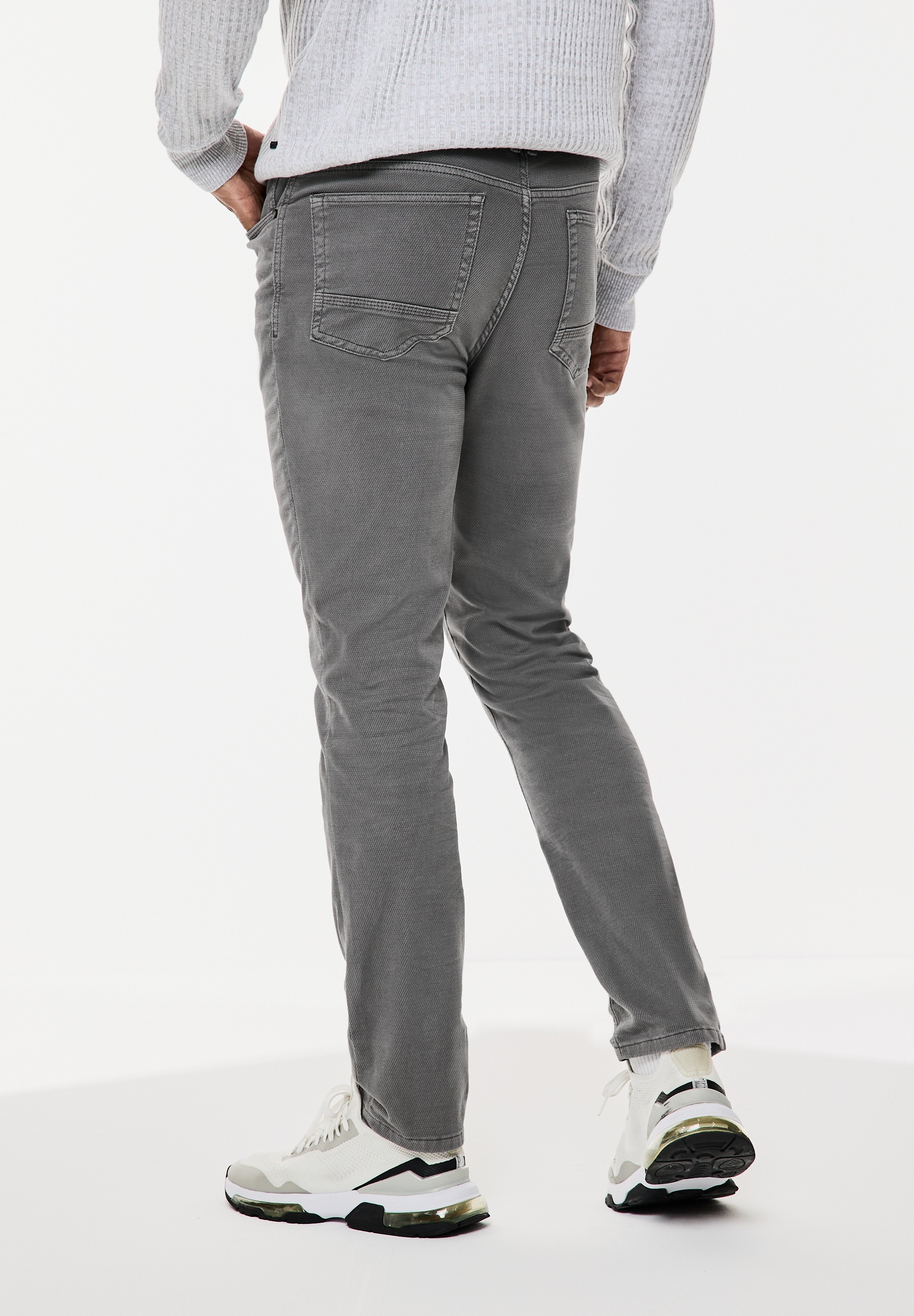 STREET ONE MEN 5-Pocket-Hose, aus Baumwolle mit Stretchanteil