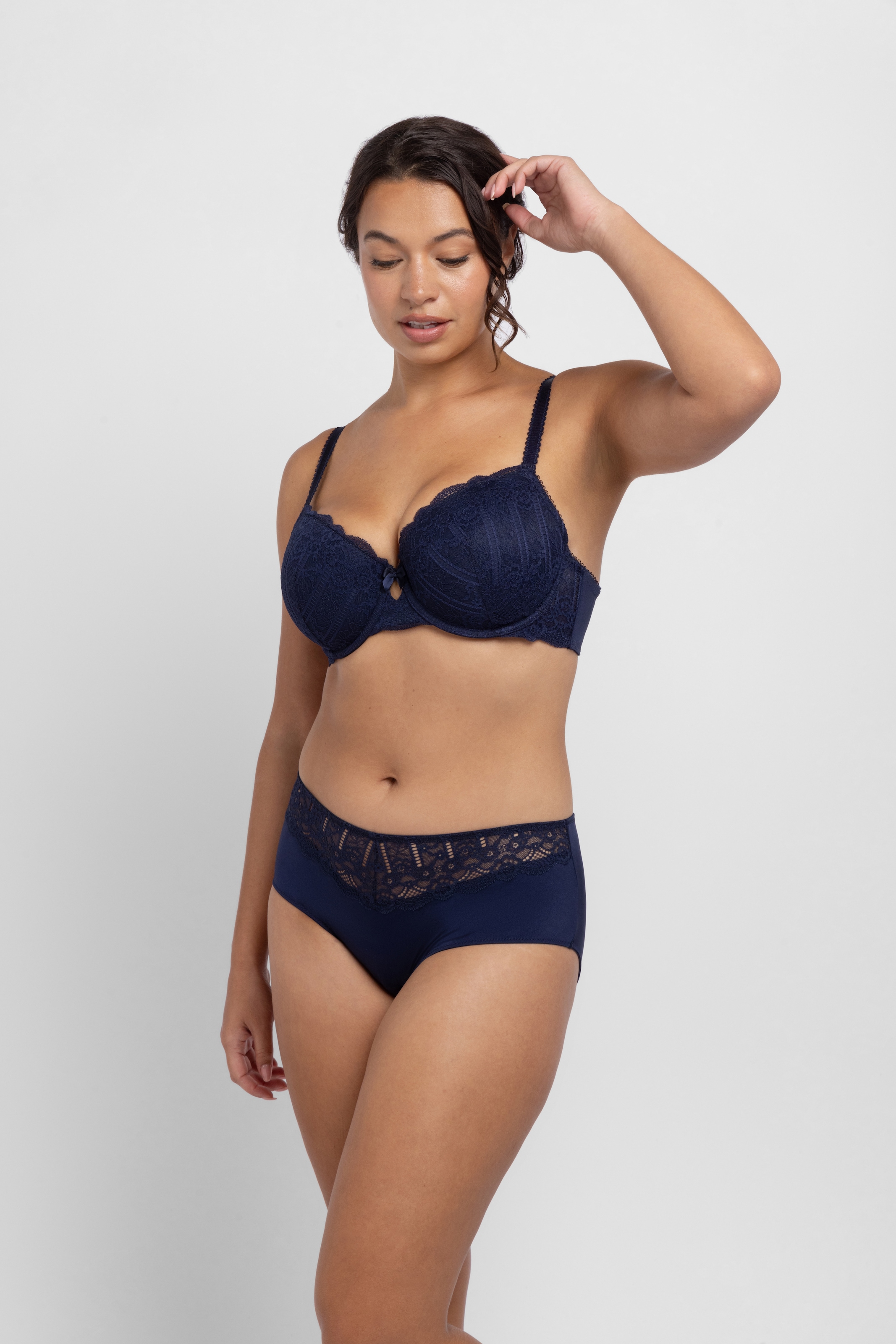 Dorina Maxislip »Celine« 2er Pack,  mit Spitzendetails, elastisch, weich