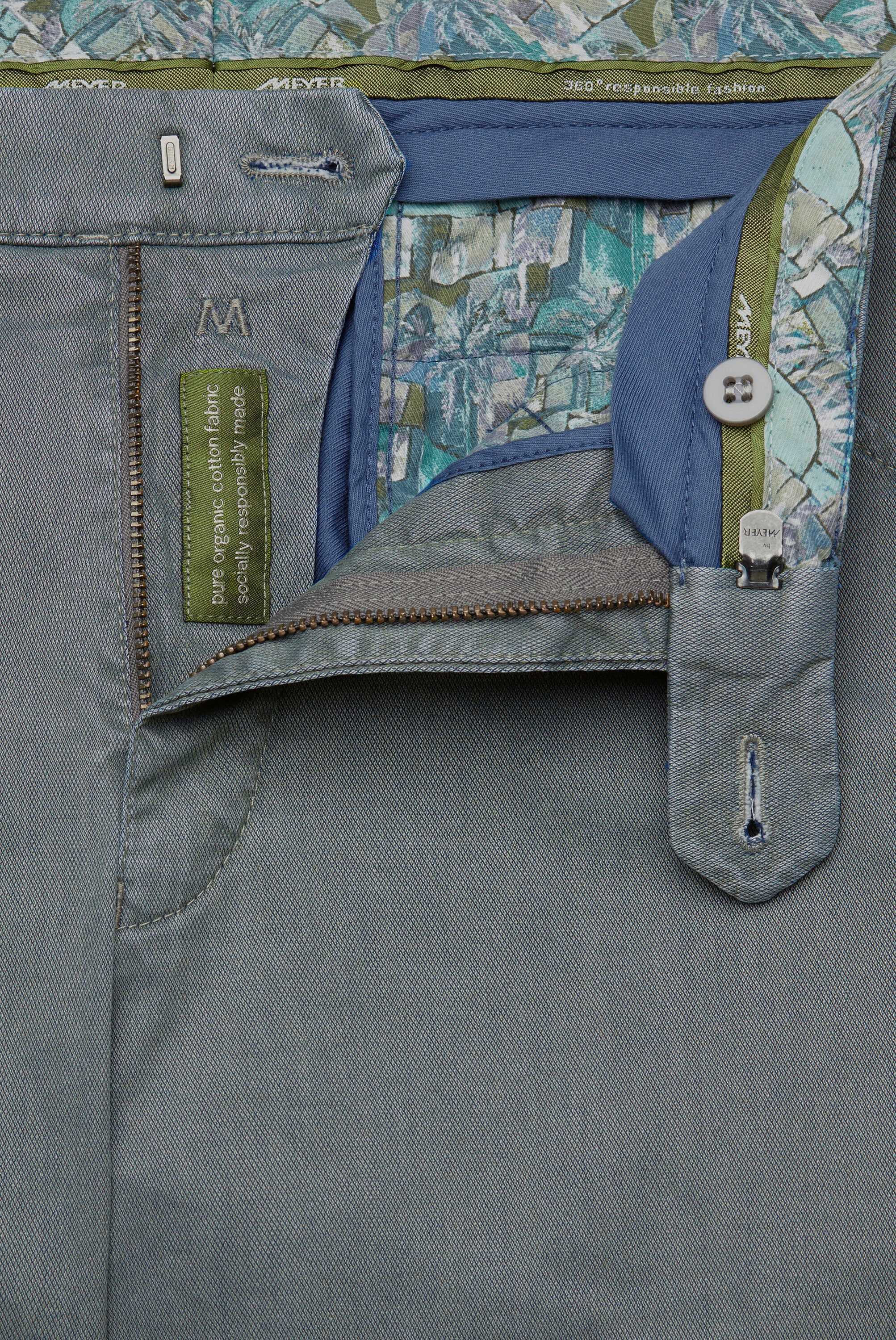 MEYER Stoffhose »Chicago«  Two-Tone-Super-Stretch