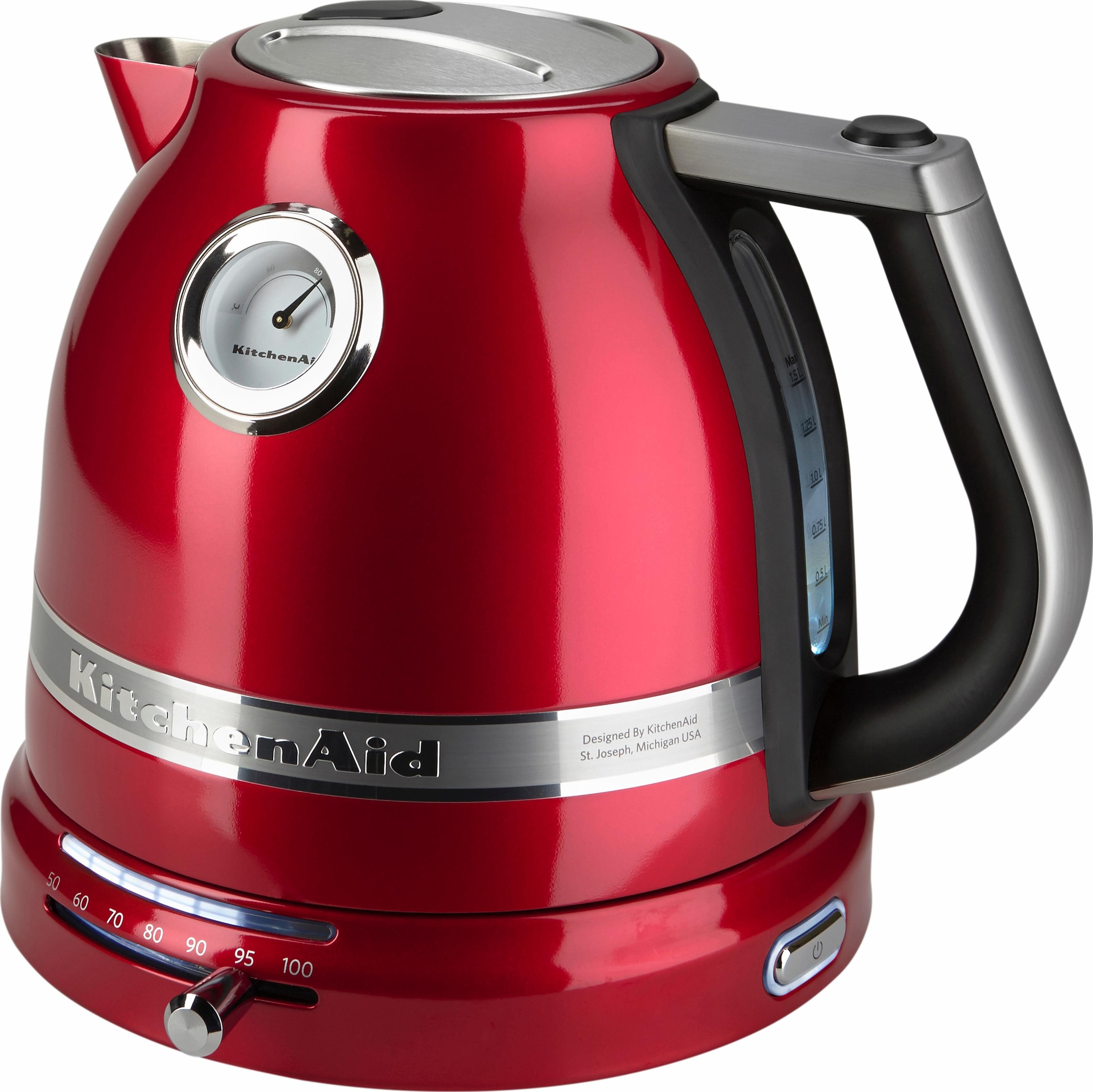 KitchenAid Wasserkocher "5KEK1522ECA LIEBESAPFEL-ROT", 1,5 l, 2400 W, liebesapfelrot