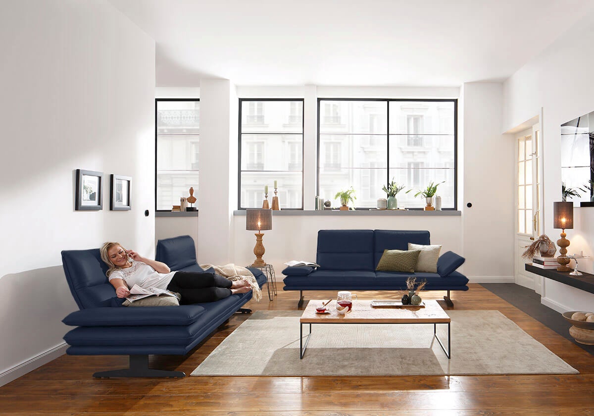 W.SCHILLIG 2,5-Sitzer »broadway, Designsofa mit tollem Sitzkomfort«, Sitztiefenverstellung, Kopfteil- & Seitenteilverstellung, Breite 216cm
