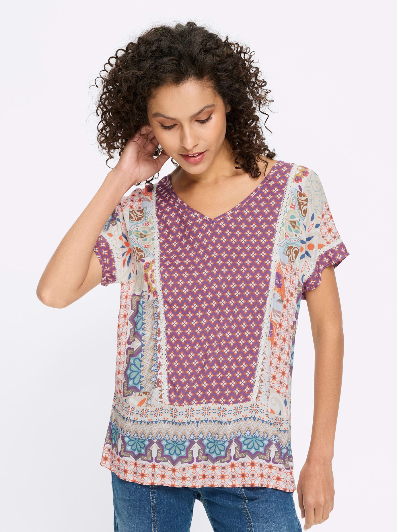 heine Kurzarmbluse günstig online kaufen