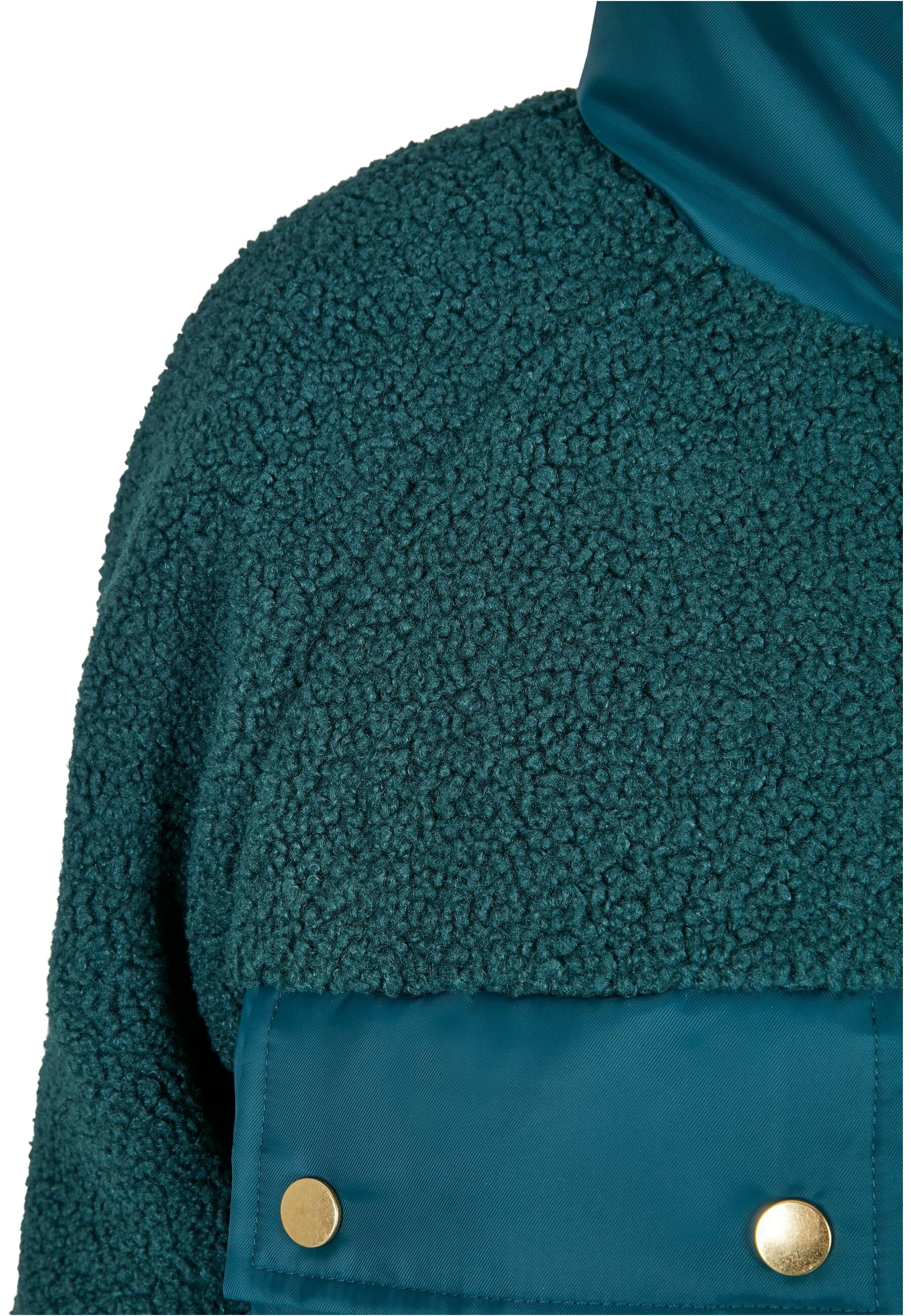 URBAN CLASSICS Winterjacke »Urban Classics Damen Ladies Sherpa Mix Puffer Jacket«, (1 St.), ohne Kapuze