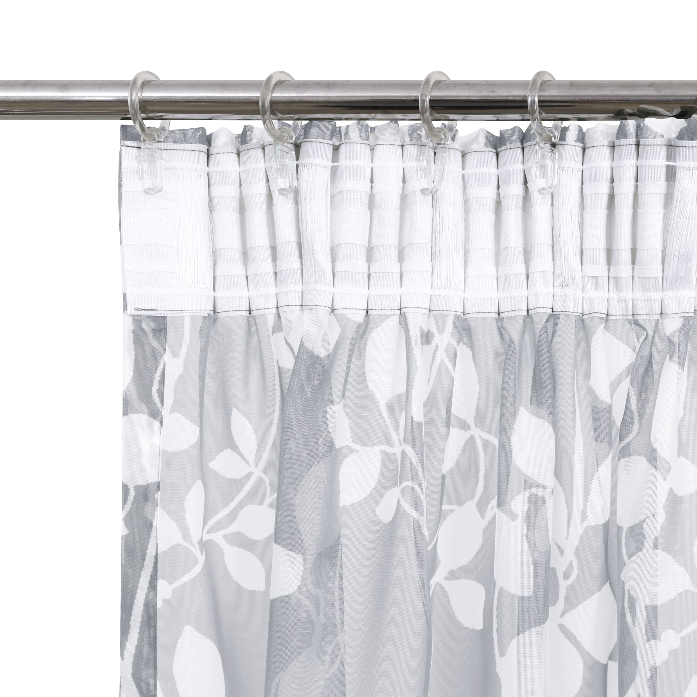 my home Gardine »Issoire« Multifunktionsband 1 Stk. tlg. Wohnzimmer, Schlafzimmer, Esszimmer, gemustert und halbtransparent