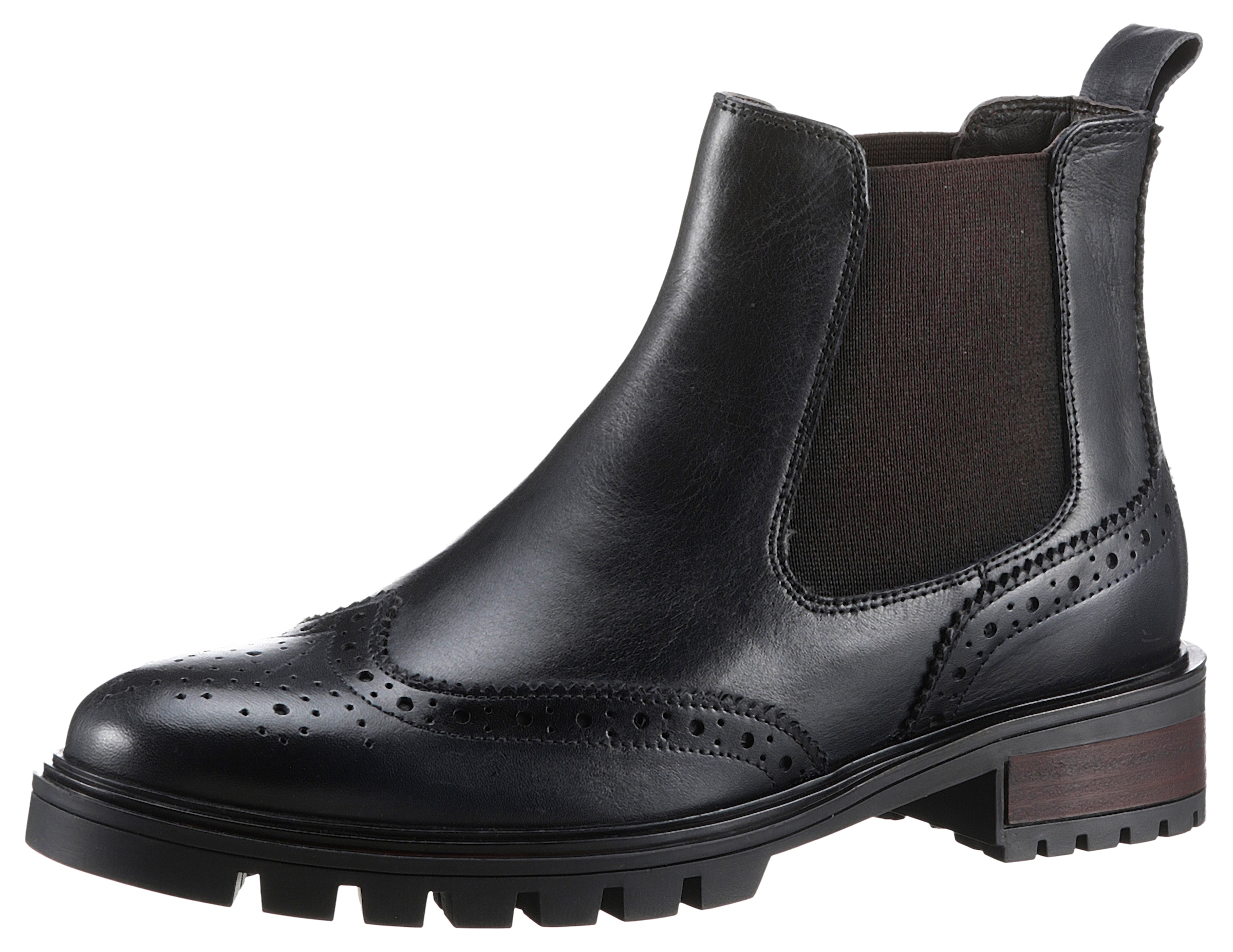 Ara Chelseaboots »TULSA«, Stiefelette, Schlupfboots mit Lyralochung, G-Weite (weit)