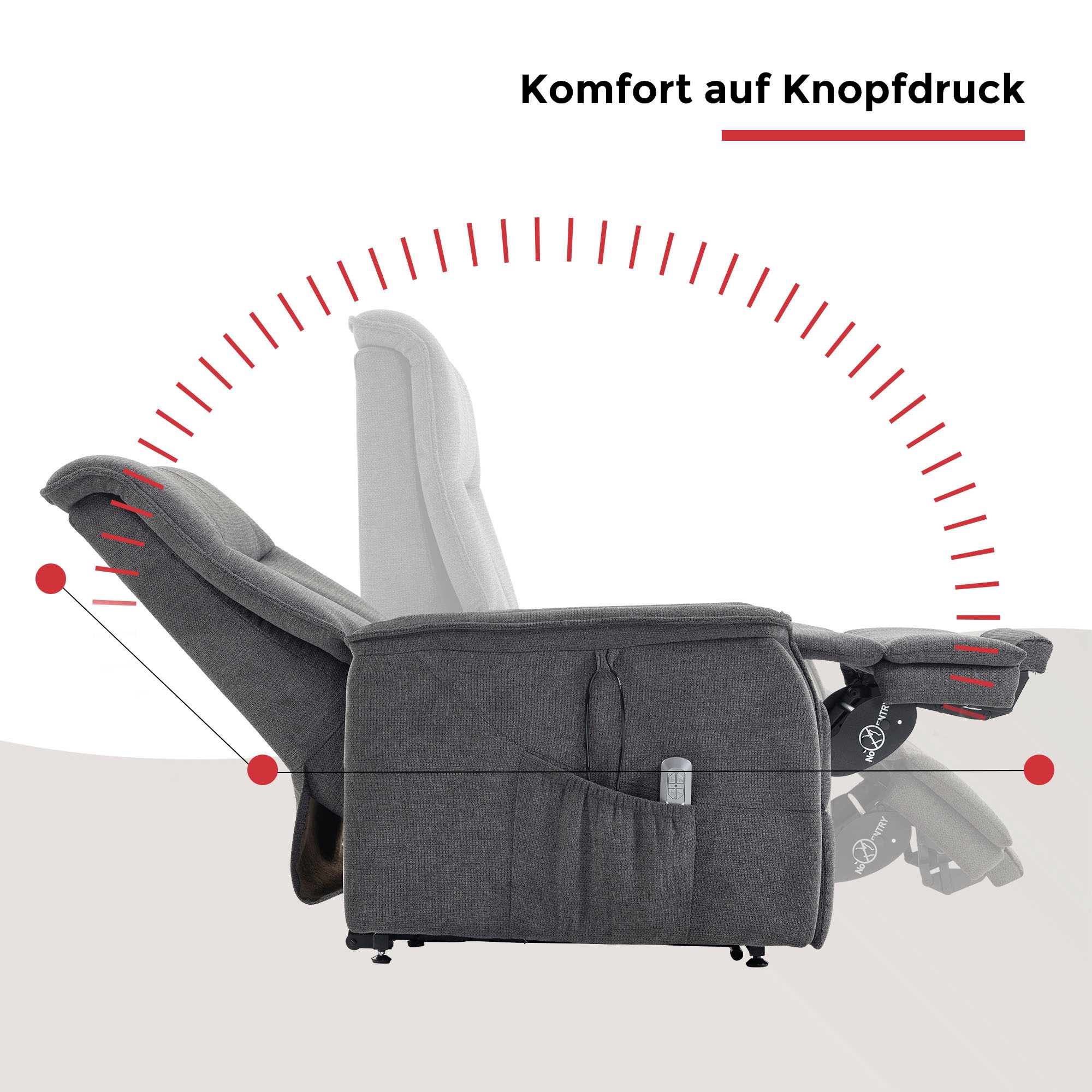 Duo Collection TV-Sessel »Avola 2« Bis zu 200 kg belastbare, 2 Motoren