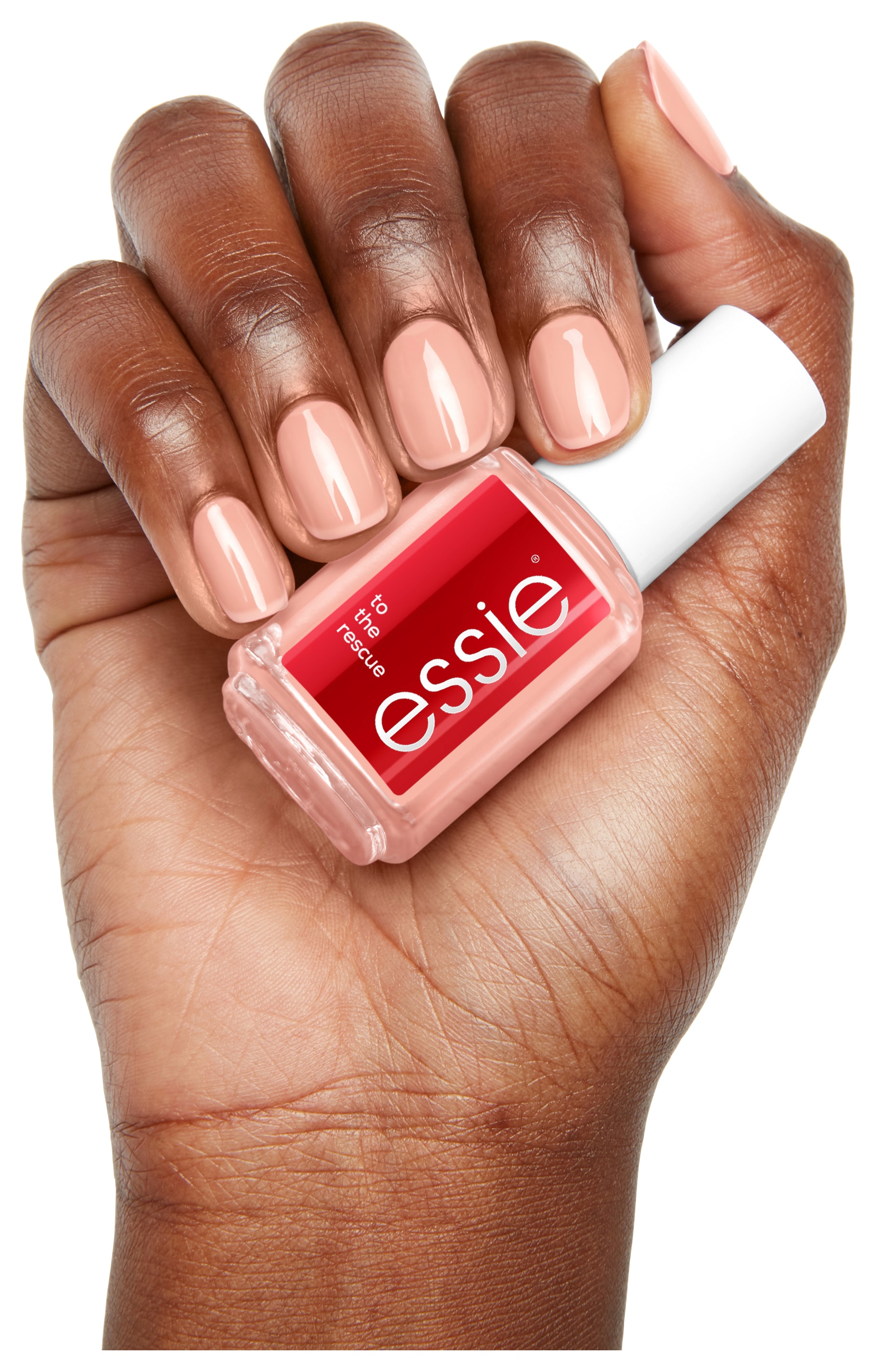 essie Nagelhärter »to the rescue«, mit dreifachem Proteinkomplex für starke Nägel.