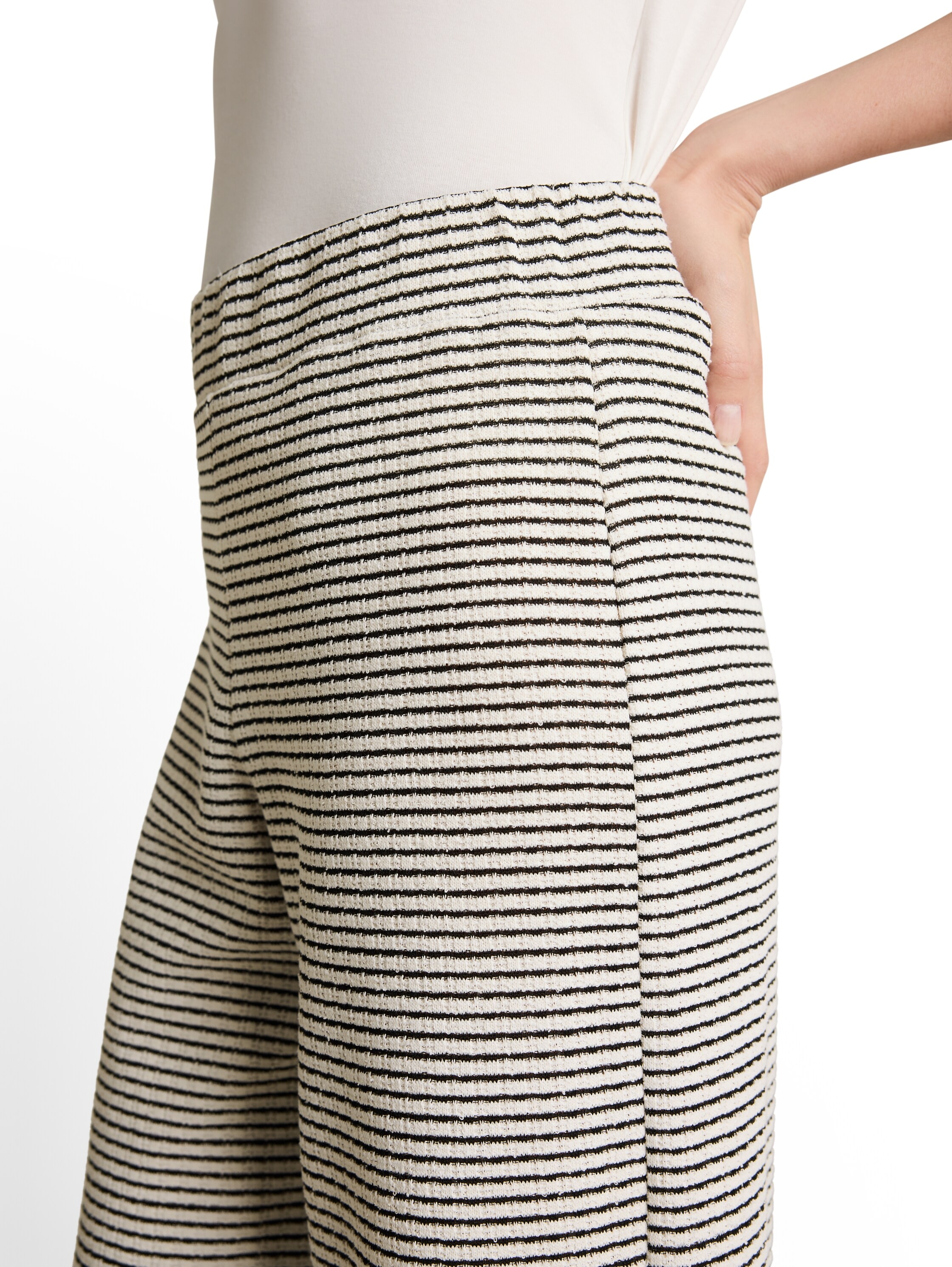TOM TAILOR Denim Stoffhose  Gestreifte Stoffhose mit Strucktur