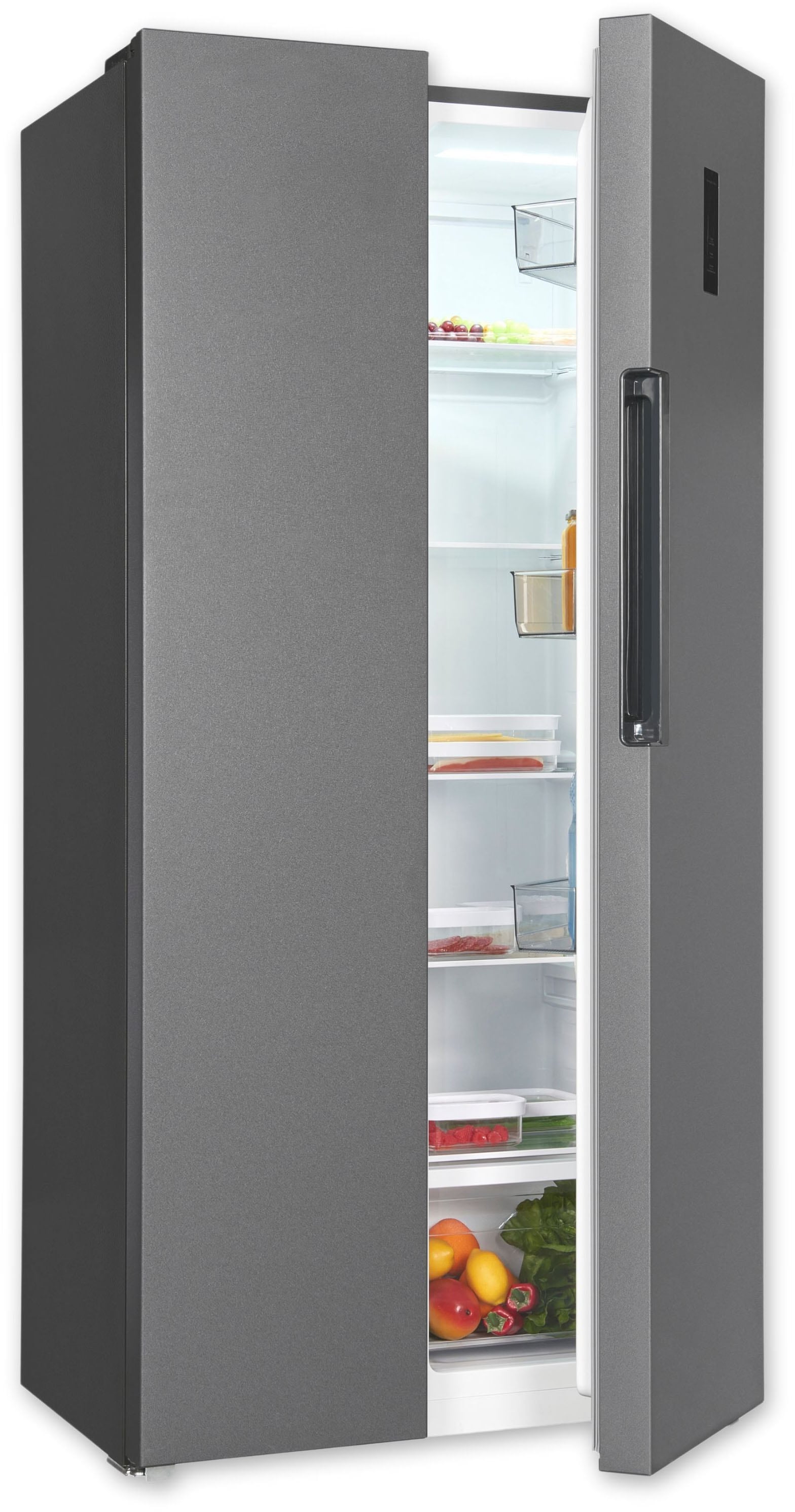 exquisit Side-by-Side »SBS450-360E anthrazit«