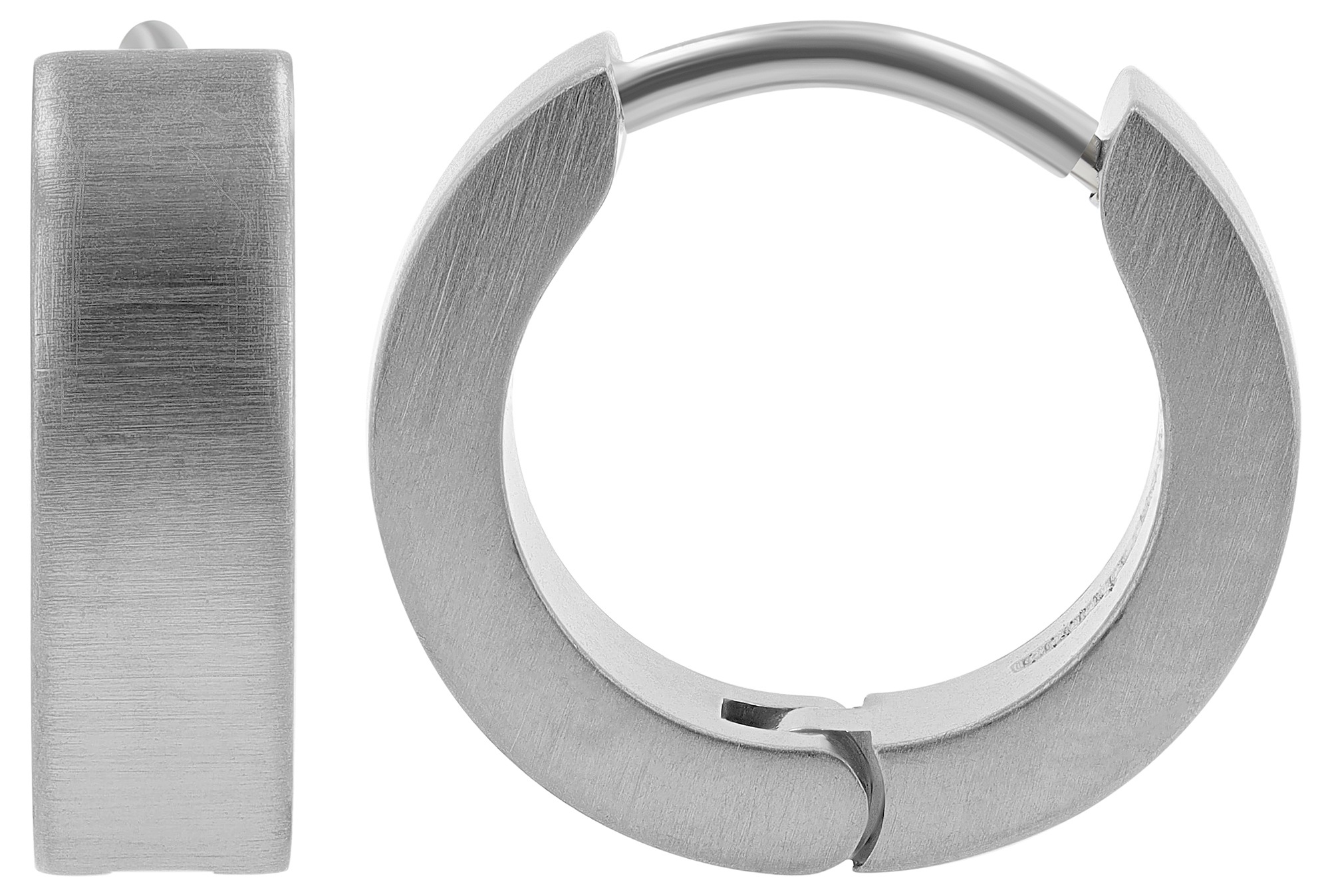 Adelia´s Paar Creolen "Ohrringe – Creole aus Titan" Ideal zum Verschenken – schlicht und stilvoll