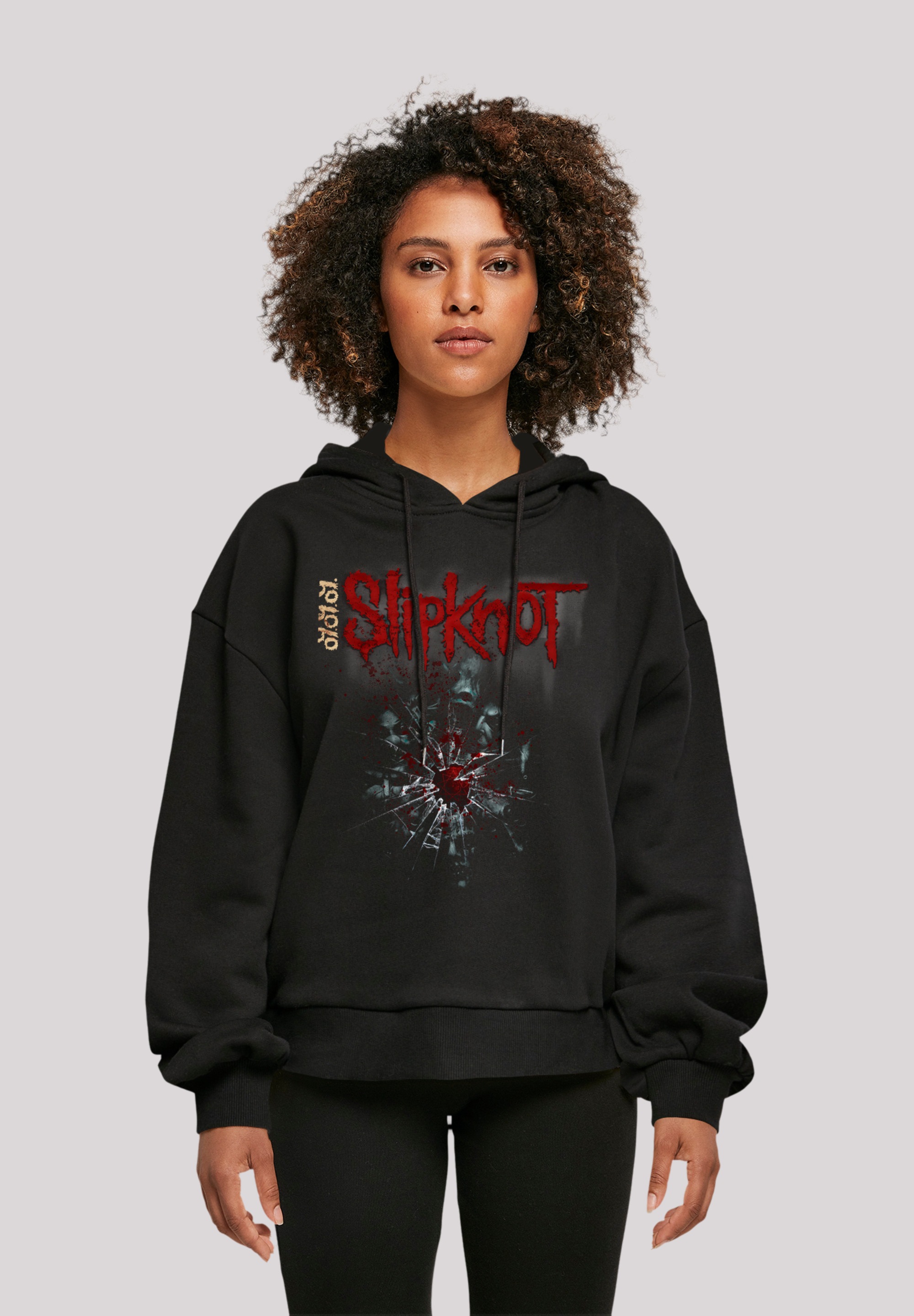 F4NT4STIC Megztinis su gobtuvu »Slipknot« Print