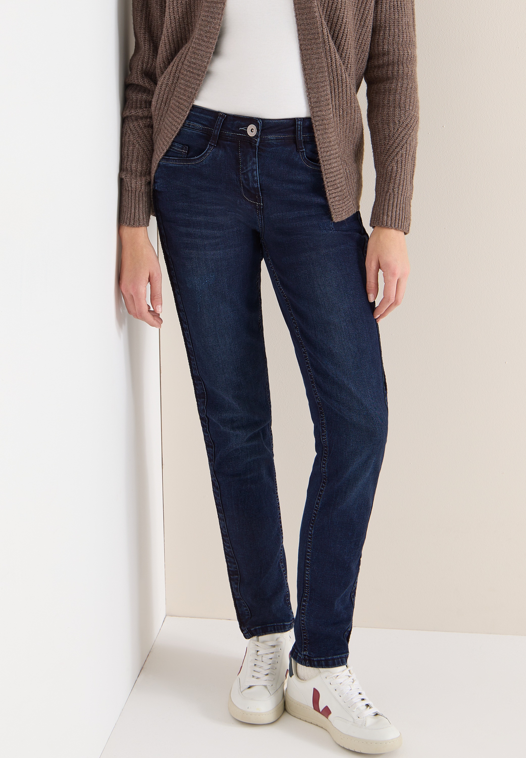 Cecil Comfort-fit-Jeans Middle Waist