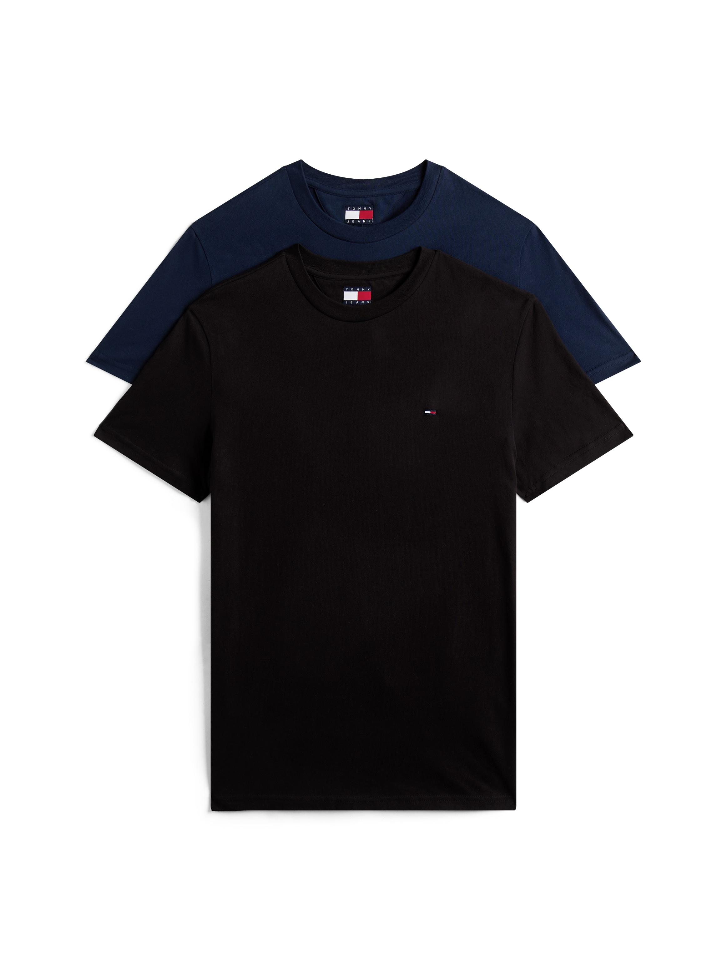 Tommy Jeans Rundhalsshirt "TJM XSLIM 2PACK JERSEY TEE EXT", 2er-Packer Pack günstig online kaufen