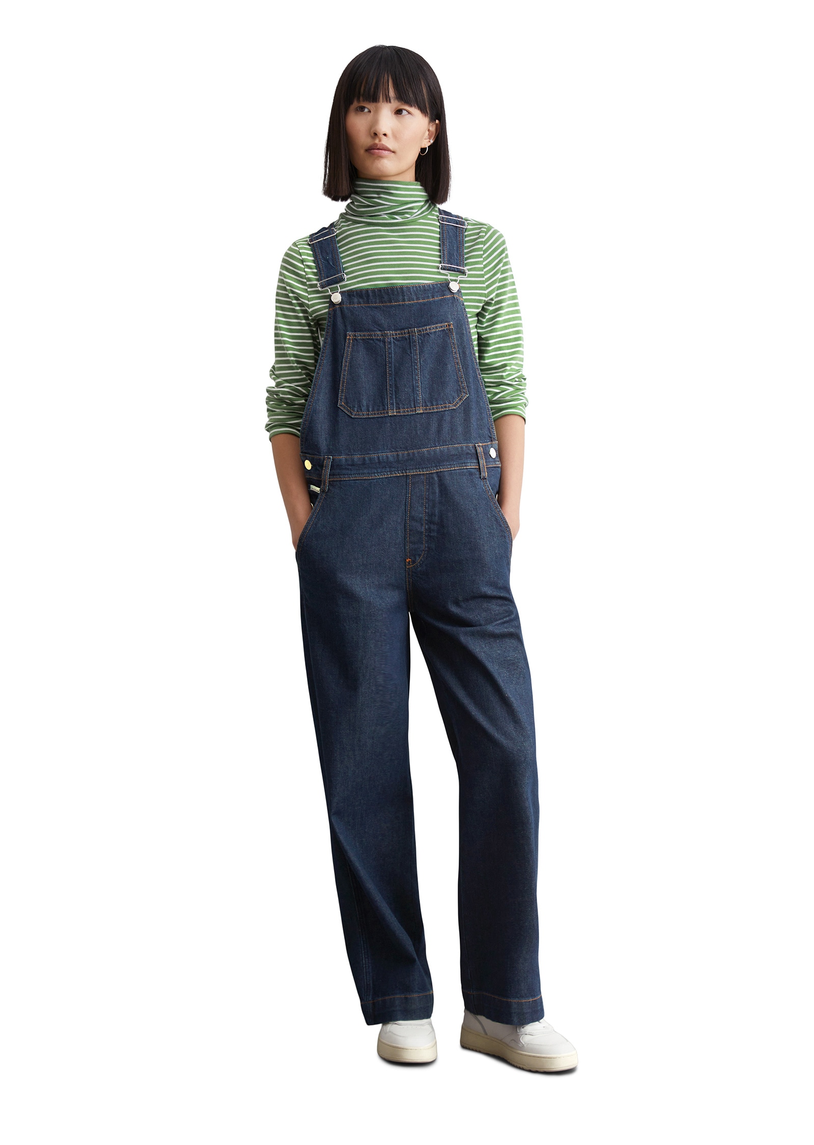 Marc O'Polo DENIM Overall »aus dunkelblauem Rigid Denim«