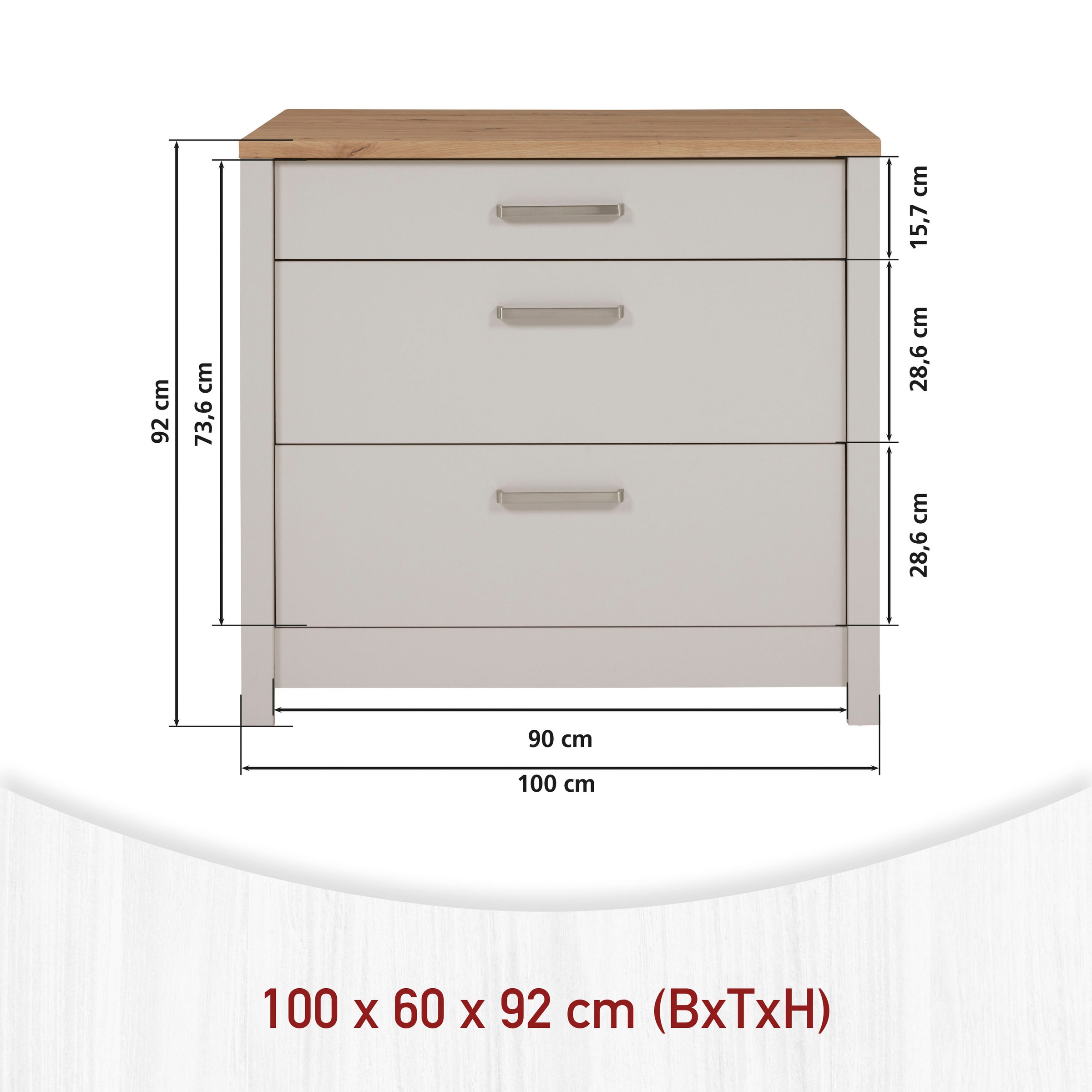 Inter Link Küchenzeile »Pienza, Einbauküche, Küchenblock, Küchenmodul, Kompaktküche« Ohne E-Geräte für Spülmaschine Kochfeld Backofen Kühlschrank B: 370 cm