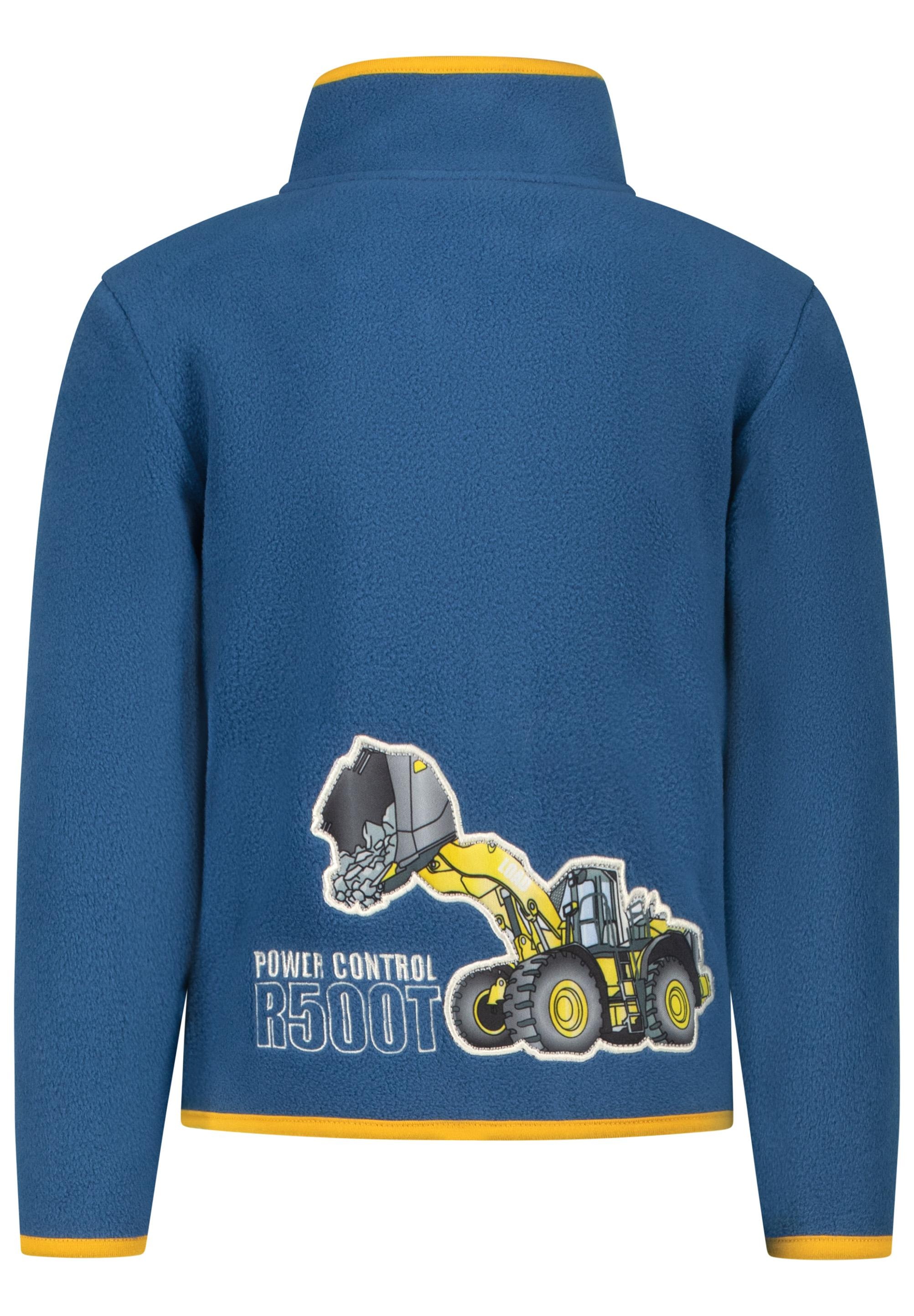 SALT AND PEPPER Fleecejacke »Heavy Duty«, mit modischer Bagger-Applikation