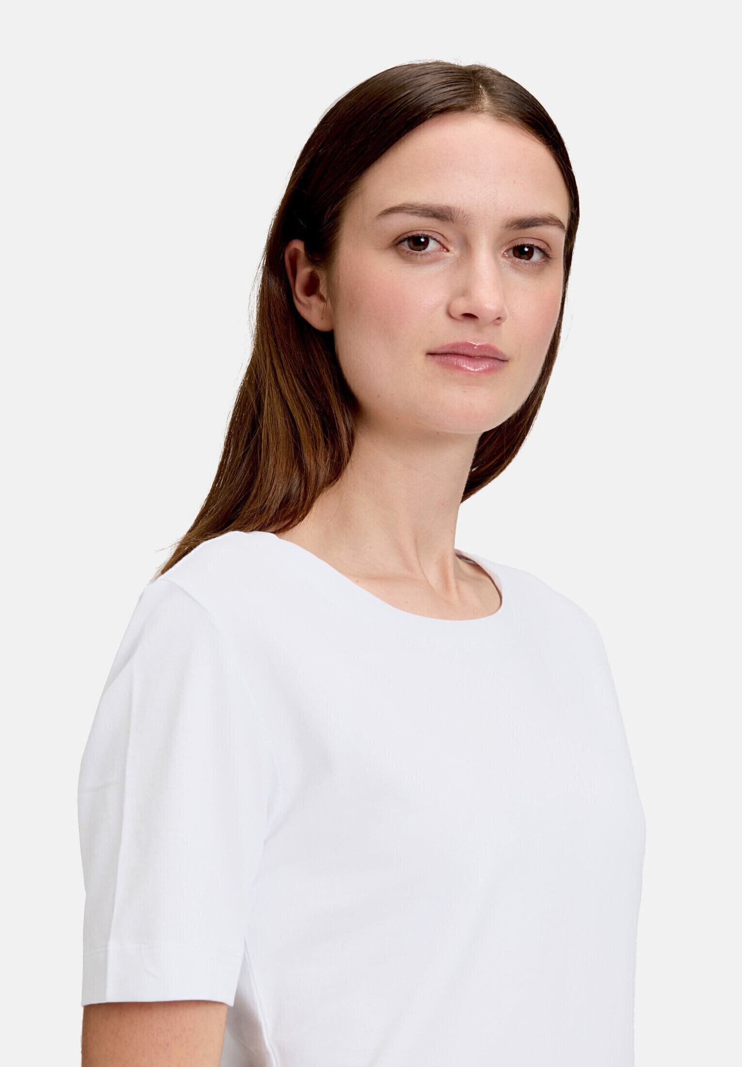 Betty&Co Kurzarmshirt »Damen mit Rundhalsausschnitt« 1 Stk. Form