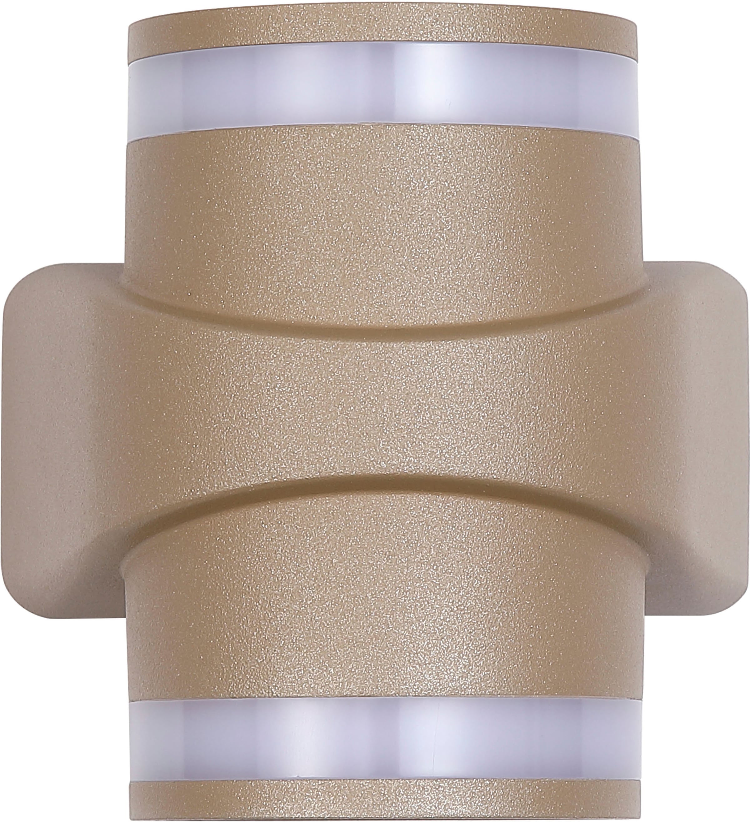 Searchlight LED Außen-Wandleuchte »Grip LED Außenwandleuchte, Gold« LED-Modul 1 Stk.