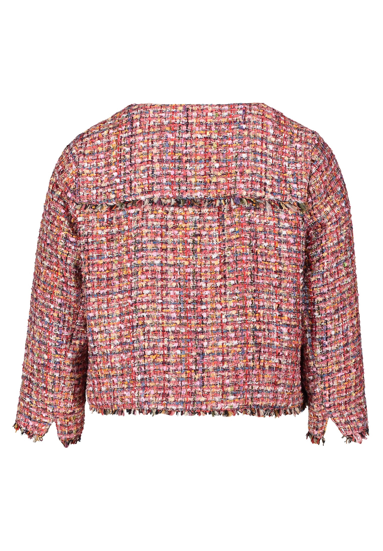 Cartoon Jackenblazer »Cartoon Damen Tweedblazer mit Fransen«, Fransen