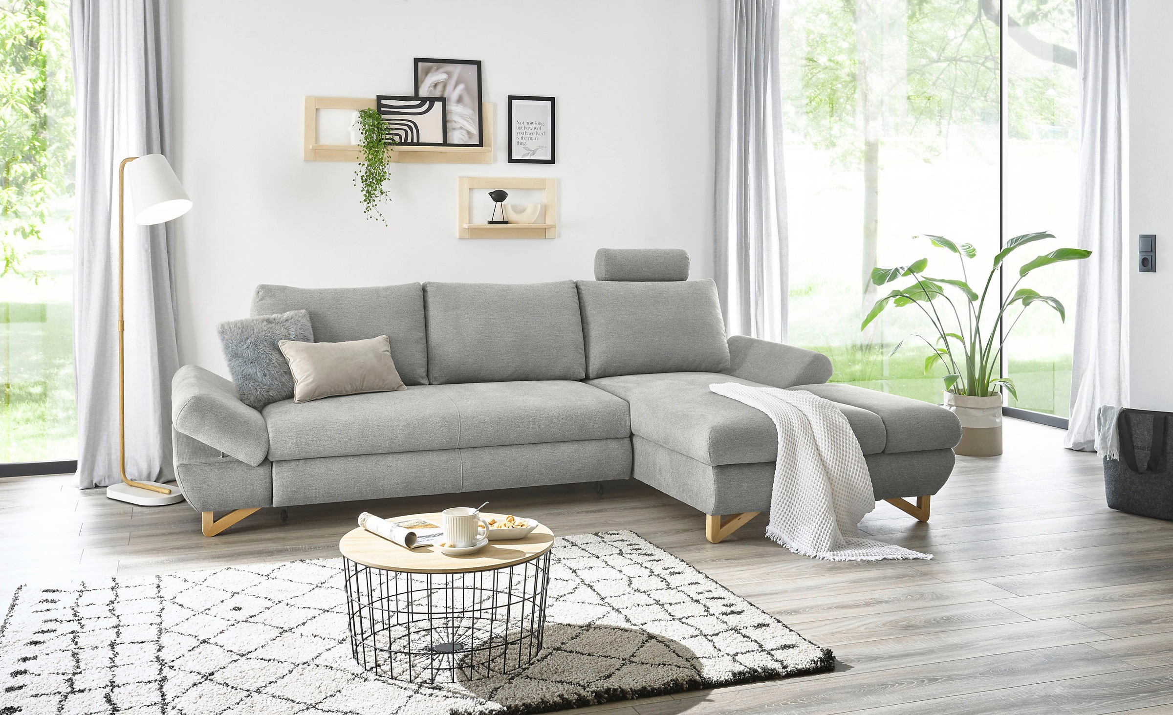 INOSIGN Schlafsofa »City/Giron«, komfortable Bettfunktion (Liegefläche 245 x 138 cm), sowie Bettkasten