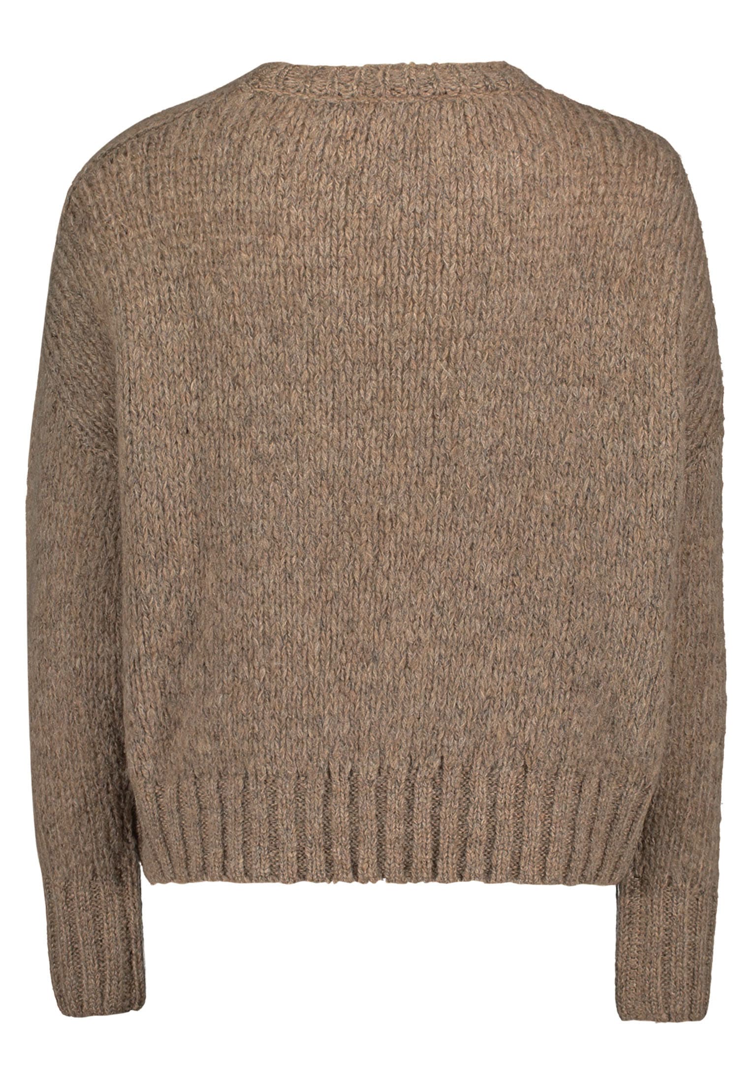 Cartoon Strickpullover »Cartoon Basic-Pullover mit Rundhalsausschnitt«, (1 tlg.), Rippbündchen