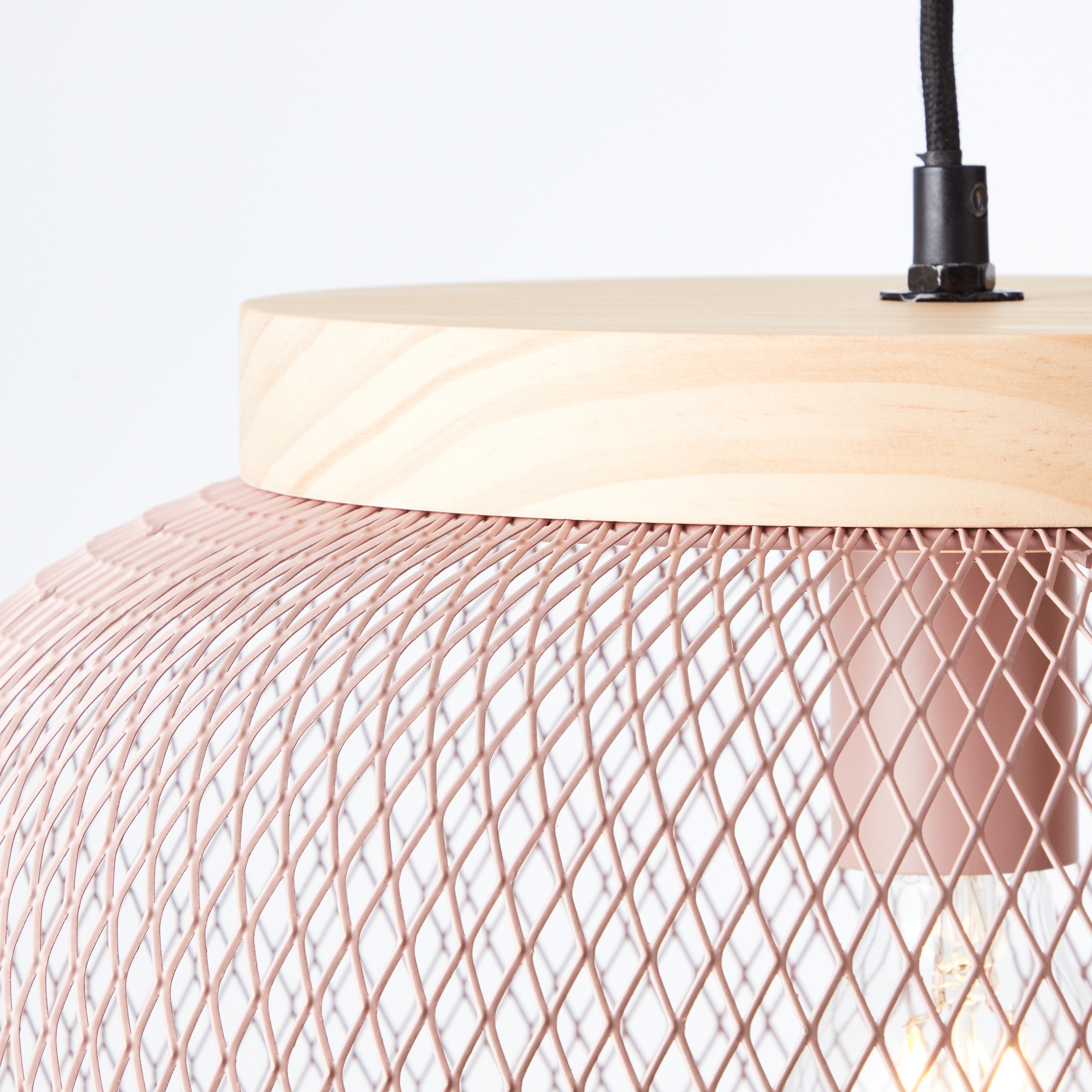 Brilliant Pendelleuchte »Giada«, 1 flammig, Leuchtmittel E27 | ohne Leuchtmittel, Pendelleuchte, 40 cm, E27, kürzbar, Metall/Holz