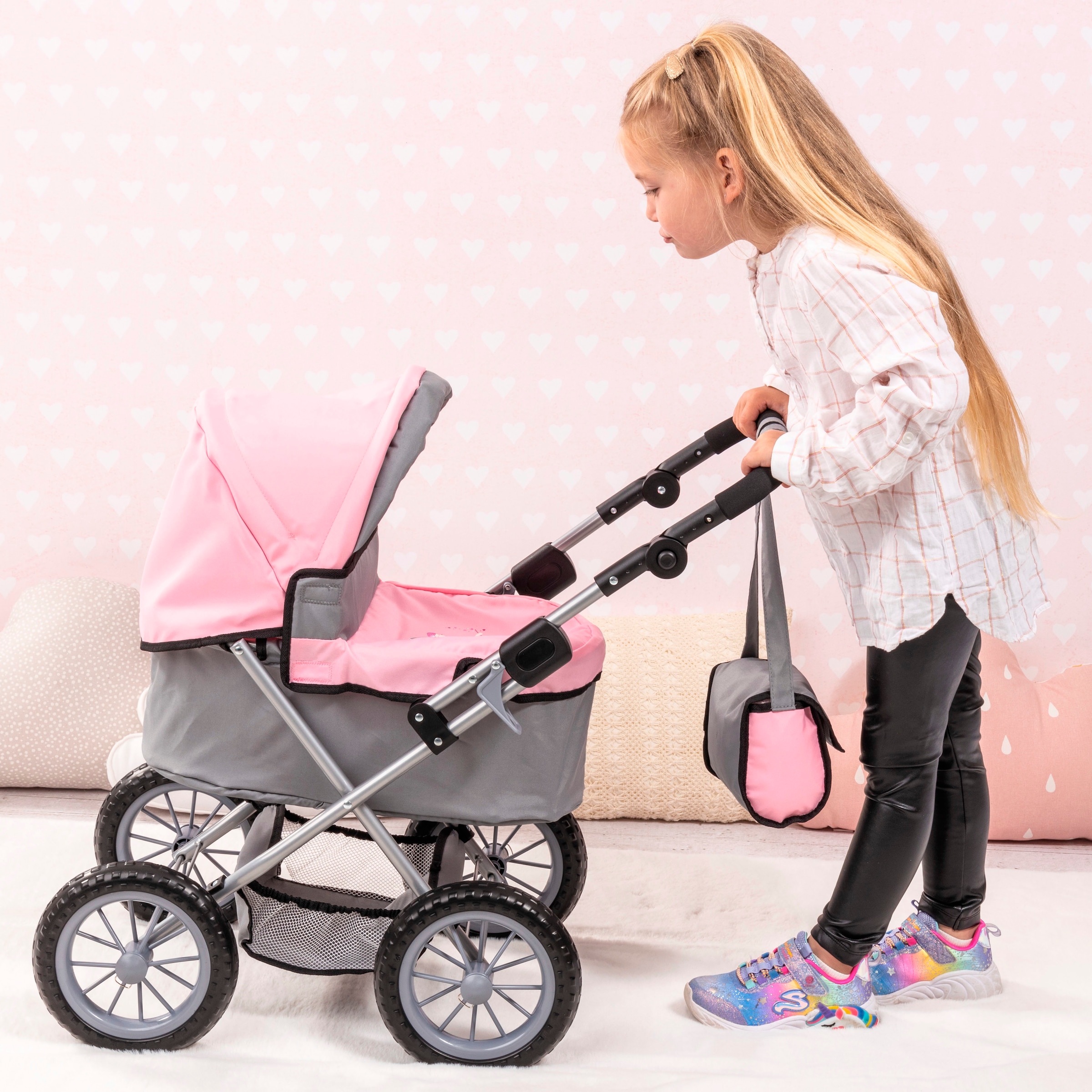 Bayer Puppenwagen »Trendy, Fee«, mit Wickeltasche