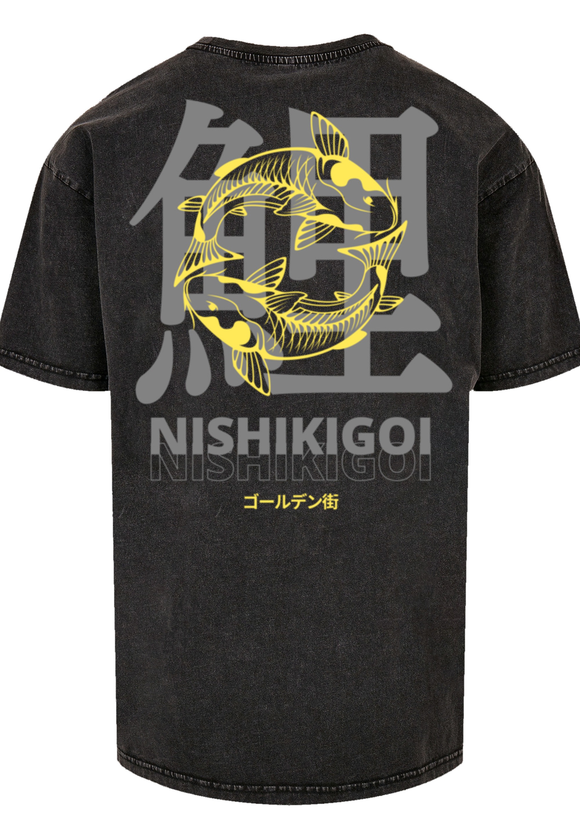 F4NT4STIC T-Shirt »Koi Golden Gai«, Print