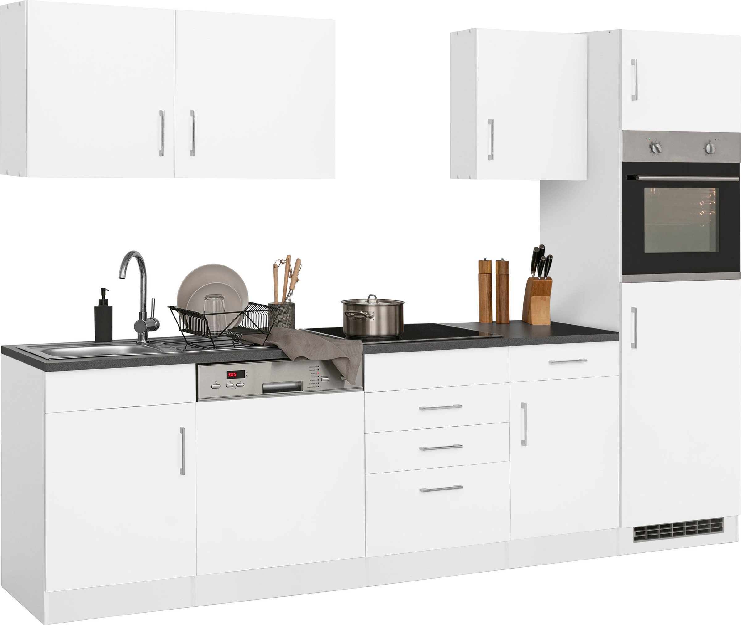 KOCHSTATION Küchenzeile "KS-Paris – Küchen mit einzigartigen Fotomotiven au günstig online kaufen