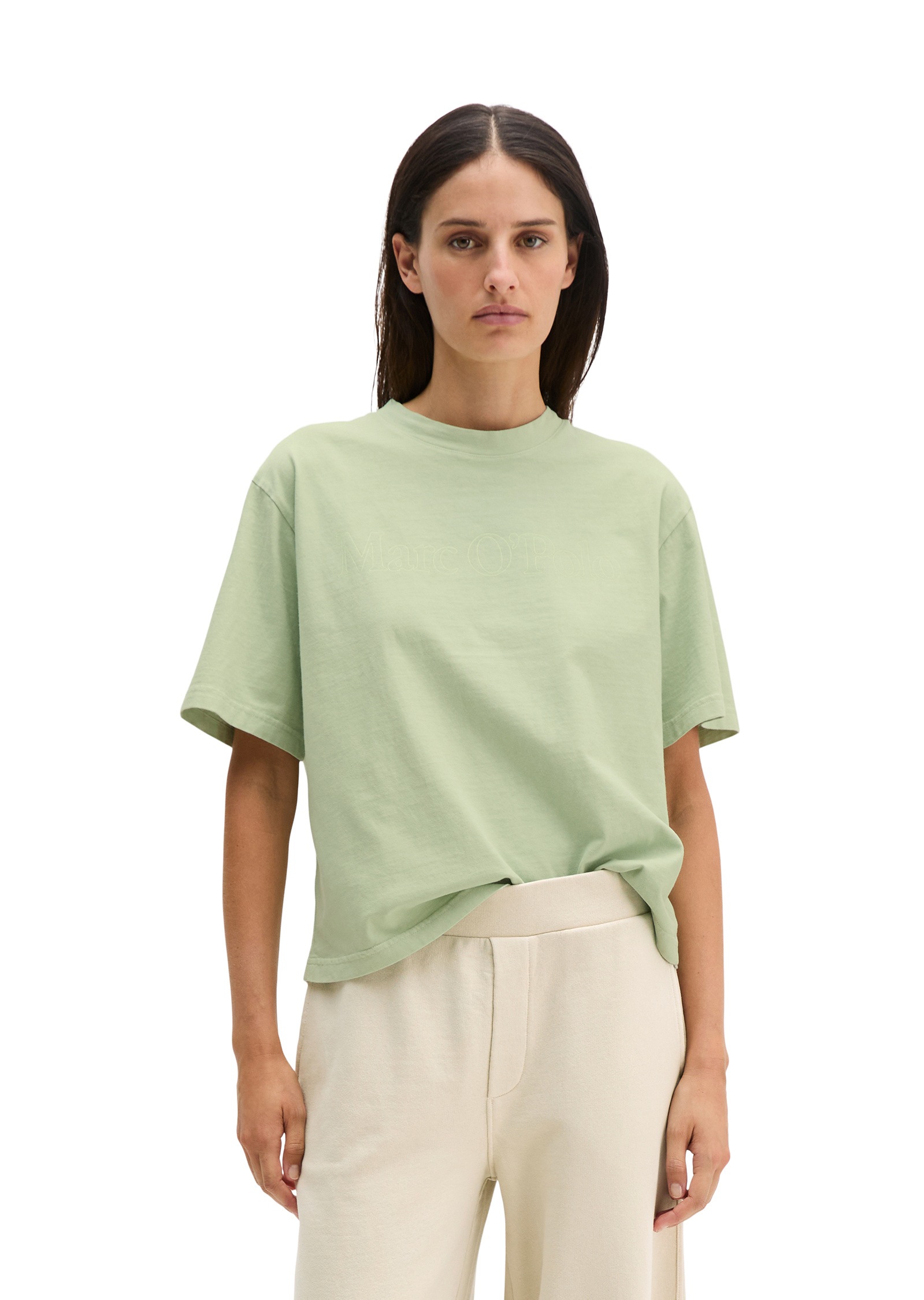 Marc OPolo T-Shirt "aus recycelter und Bio-Baumwolle"