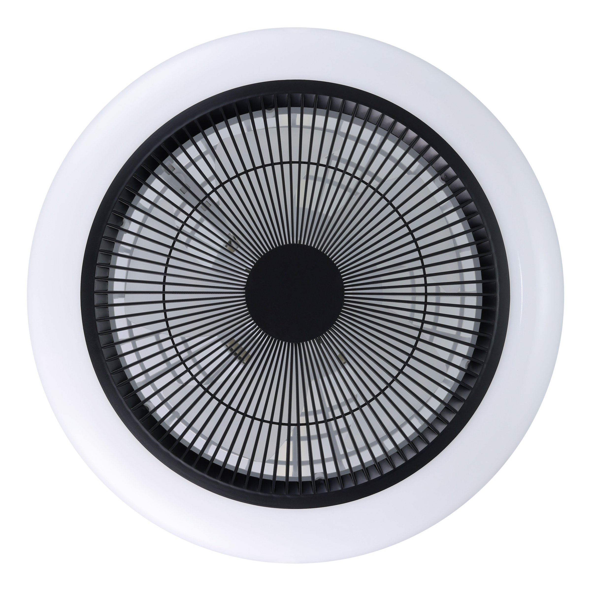 EGLO LED Deckenleuchte »SAYULITA 1 Leuchte und Ventilator - ABS - LED - 4X5,2W - IP20« LED-Modul 1 Stk. Kaltweiß | Neutralweiß | Warmweiß Ventilator mit Beleuchtung, H14,5 x Ø46 cm